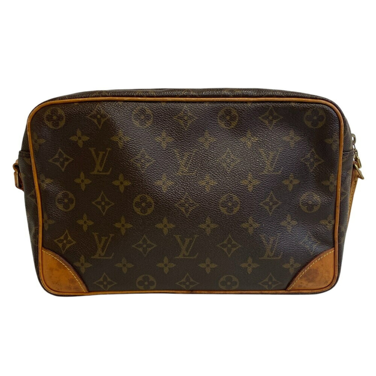 Louis Vuitton Brown Leather Shoulder Bag (Pre-Owned)