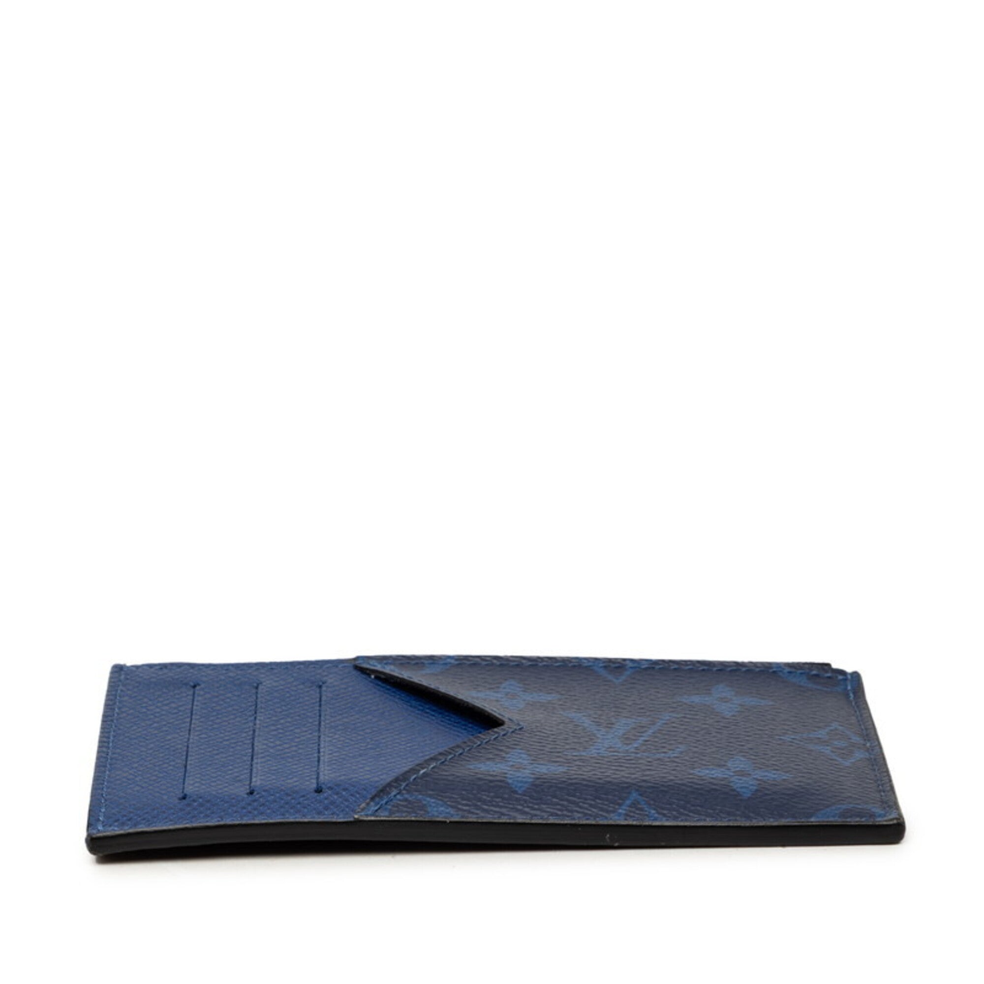 Louis Vuitton Blue Pvc Leather Coin Purse/Coin Case (Pre-Owned)