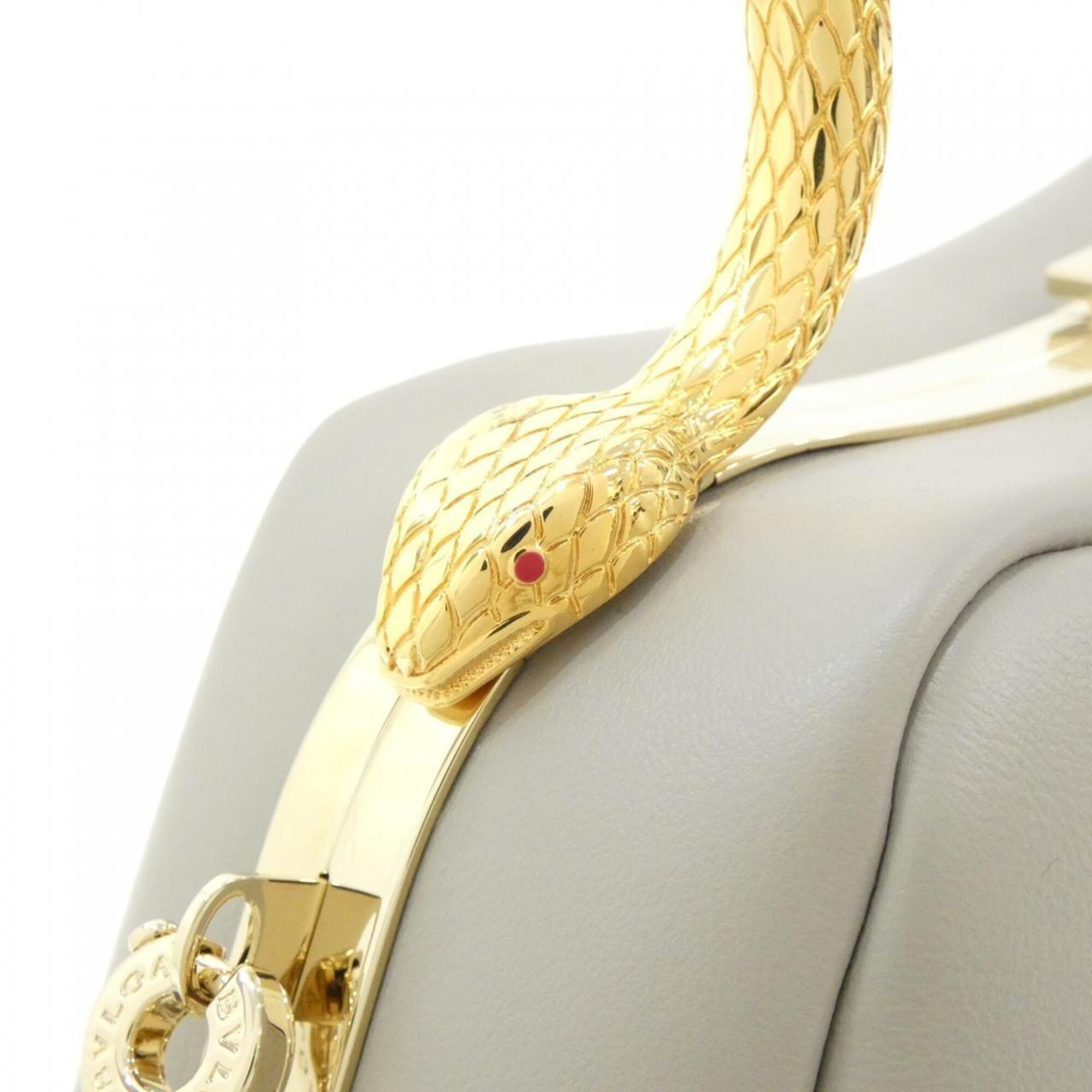 Bvlgari Gray Leather Handbag (Pre-Owned)