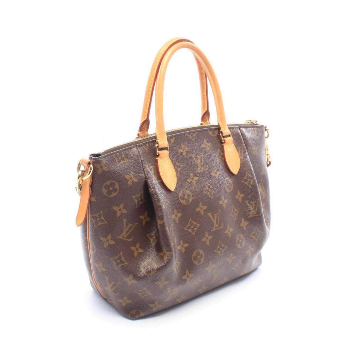 Louis Vuitton Brown Pvc Leather Handbag (Pre-Owned)