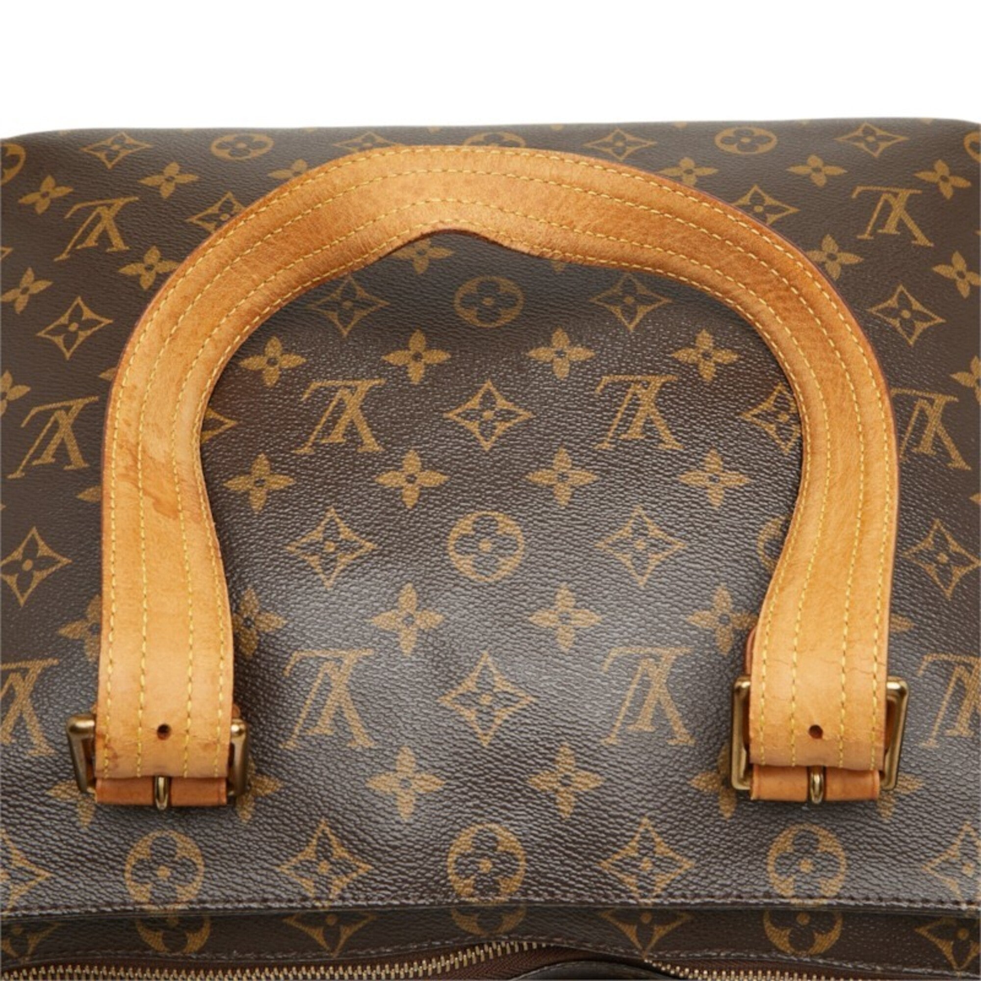 Louis Vuitton Brown Monogram Pvc Leather Shoulder Bag Tote Bag (Pre-Owned)