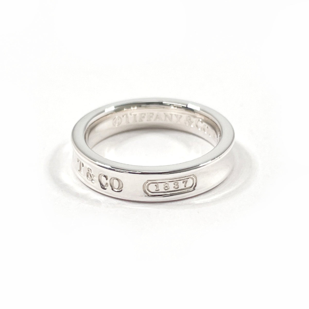 Tiffany Silver Silver 925 Band Ring (Pre-Owned)
