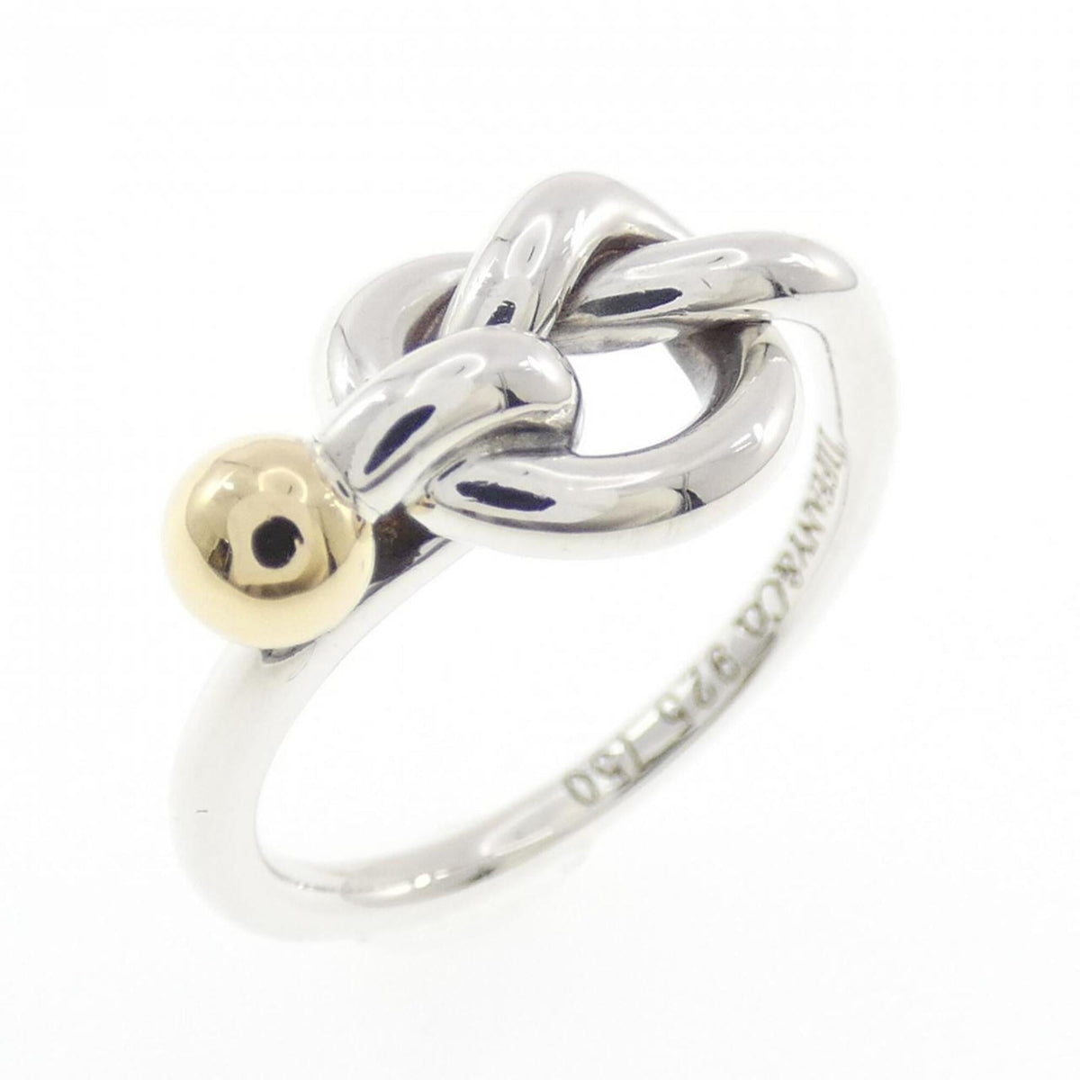 Tiffany Yellow Gold (18K) Silver 925 Band Ring (Pre-Owned)