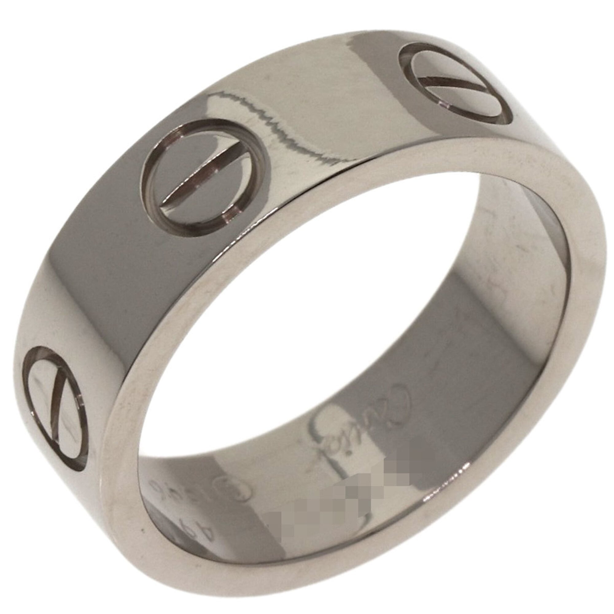 Cartier Love White Gold (18K) Band Ring (Pre-Owned)