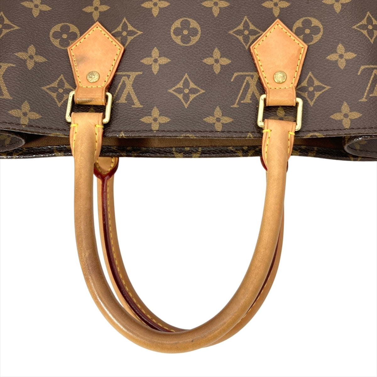 Louis Vuitton Black Blue Brown Galle Monogram Monogram Tote Bag (Pre-Owned)