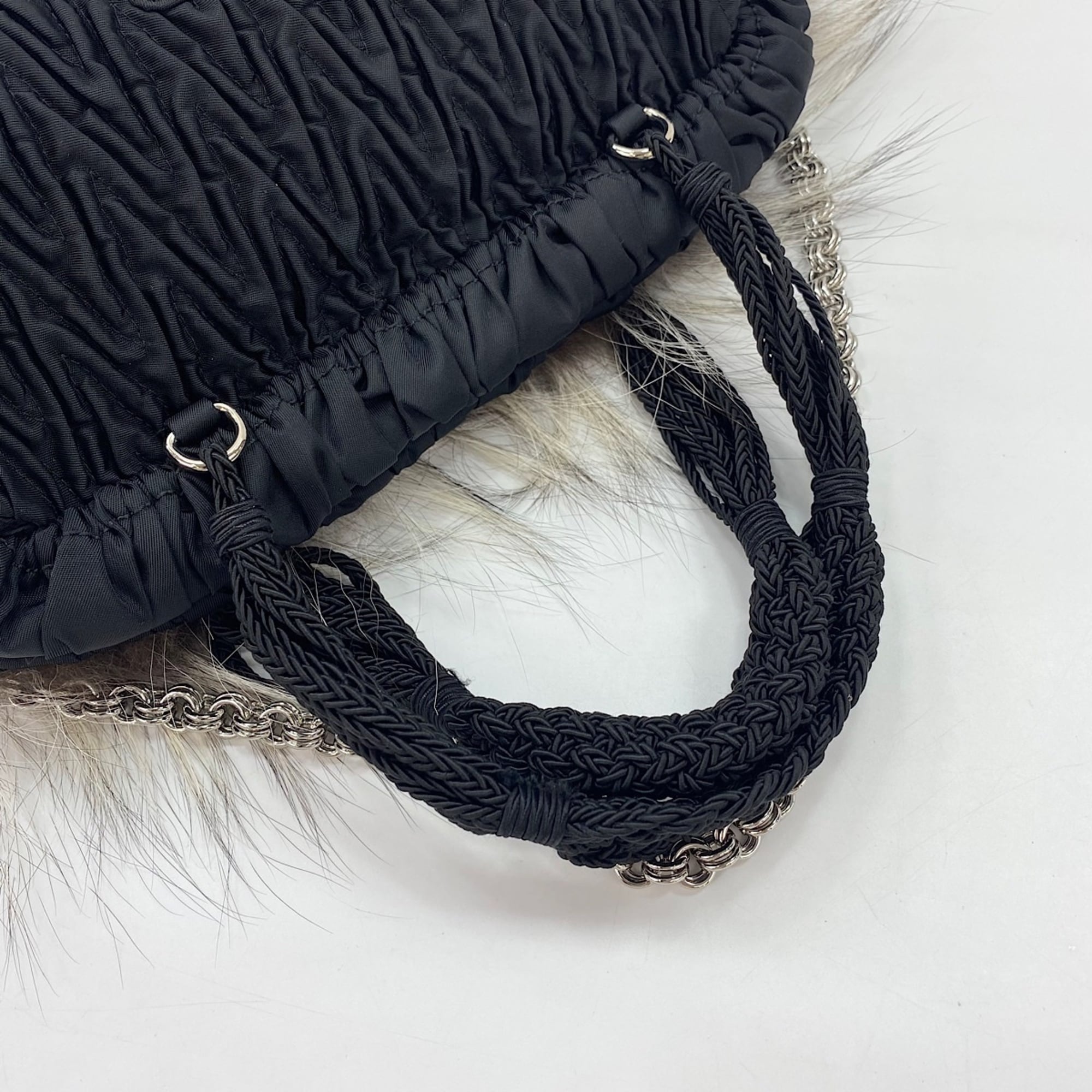 Prada Black Handbag Shoulder Bag (Pre-Owned)