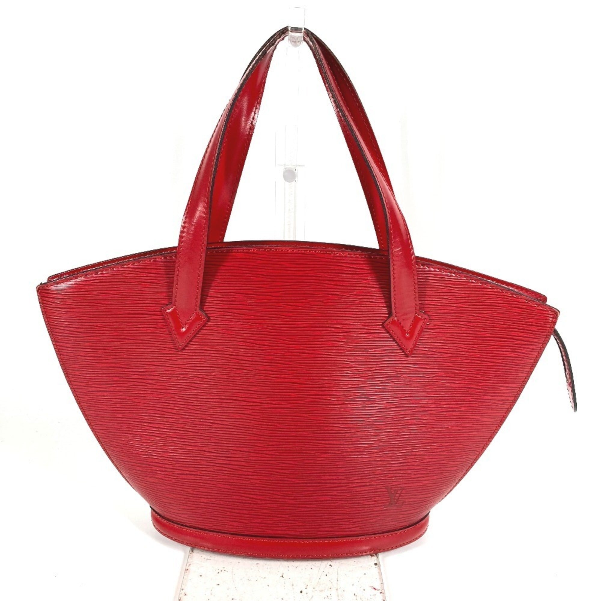 Louis Vuitton Epi Castilian Red Red Color Epi Leather Handbag Shoulder Bag Tote Bag (Pre-Owned)