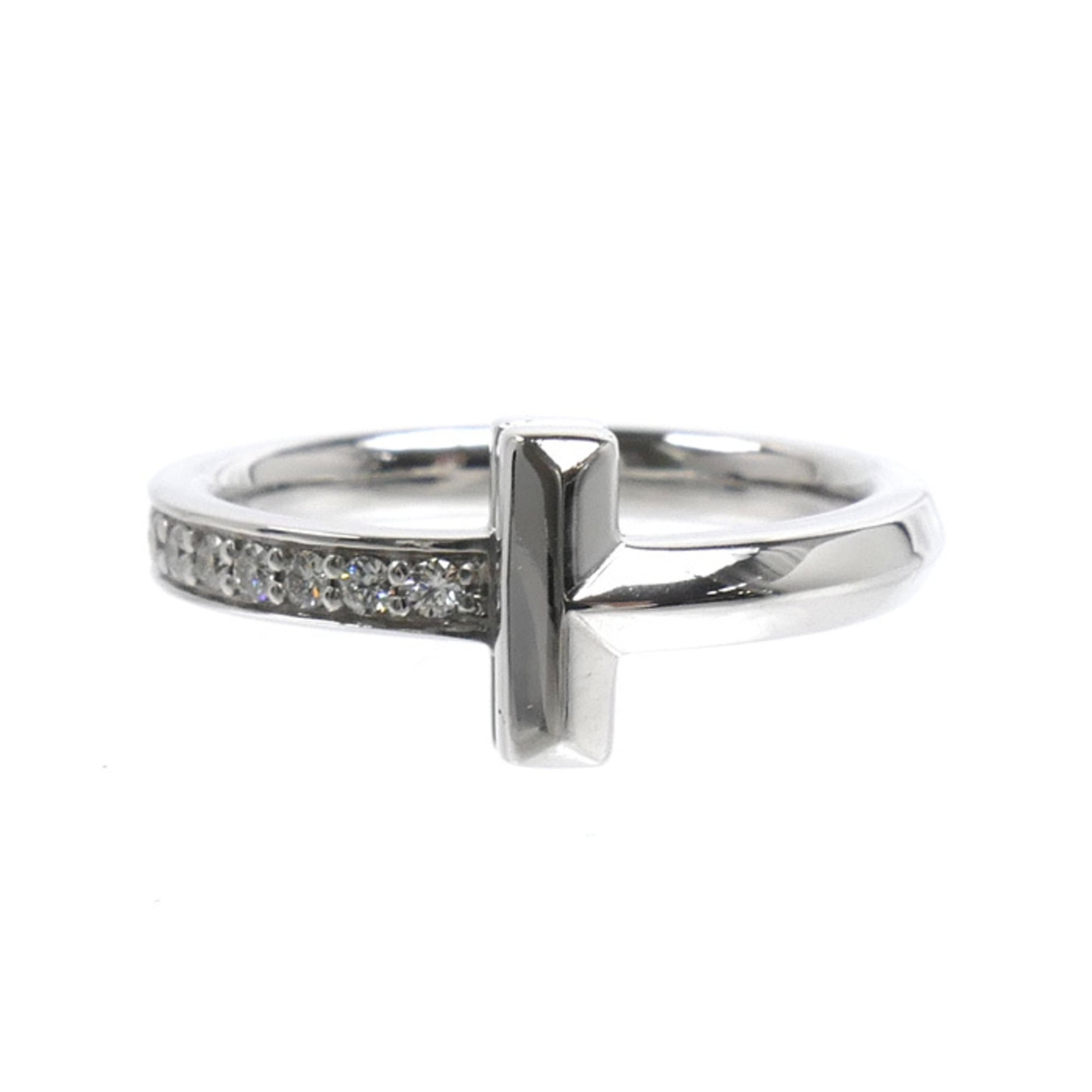 Tiffany White Gold (18K) Band Ring (Pre-Owned)