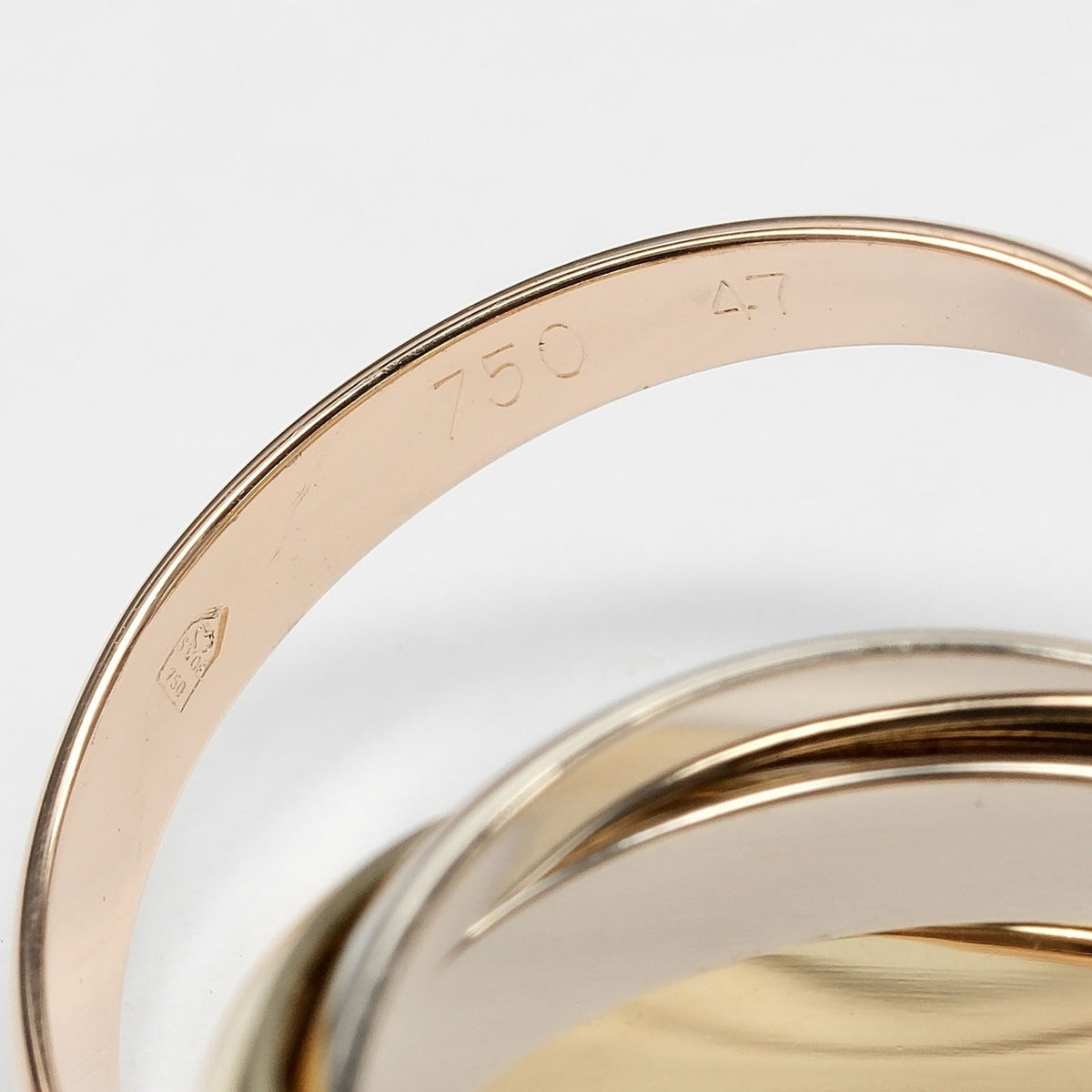 Cartier Gold Silver Yellow Gold (18K) Pink Gold (18K) White Gold (18K) Band Ring (Pre-Owned)