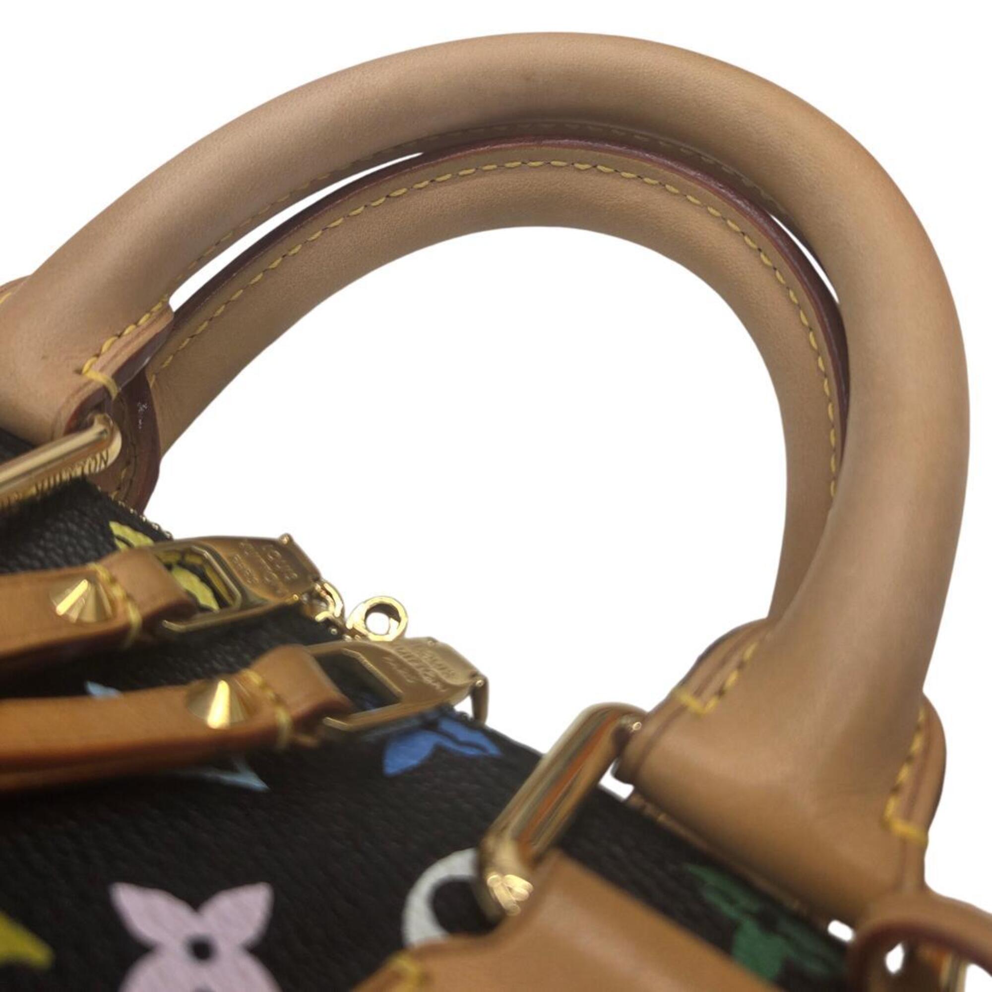 Louis Vuitton Multi-Color Noir Monogram Handbag (Pre-Owned)