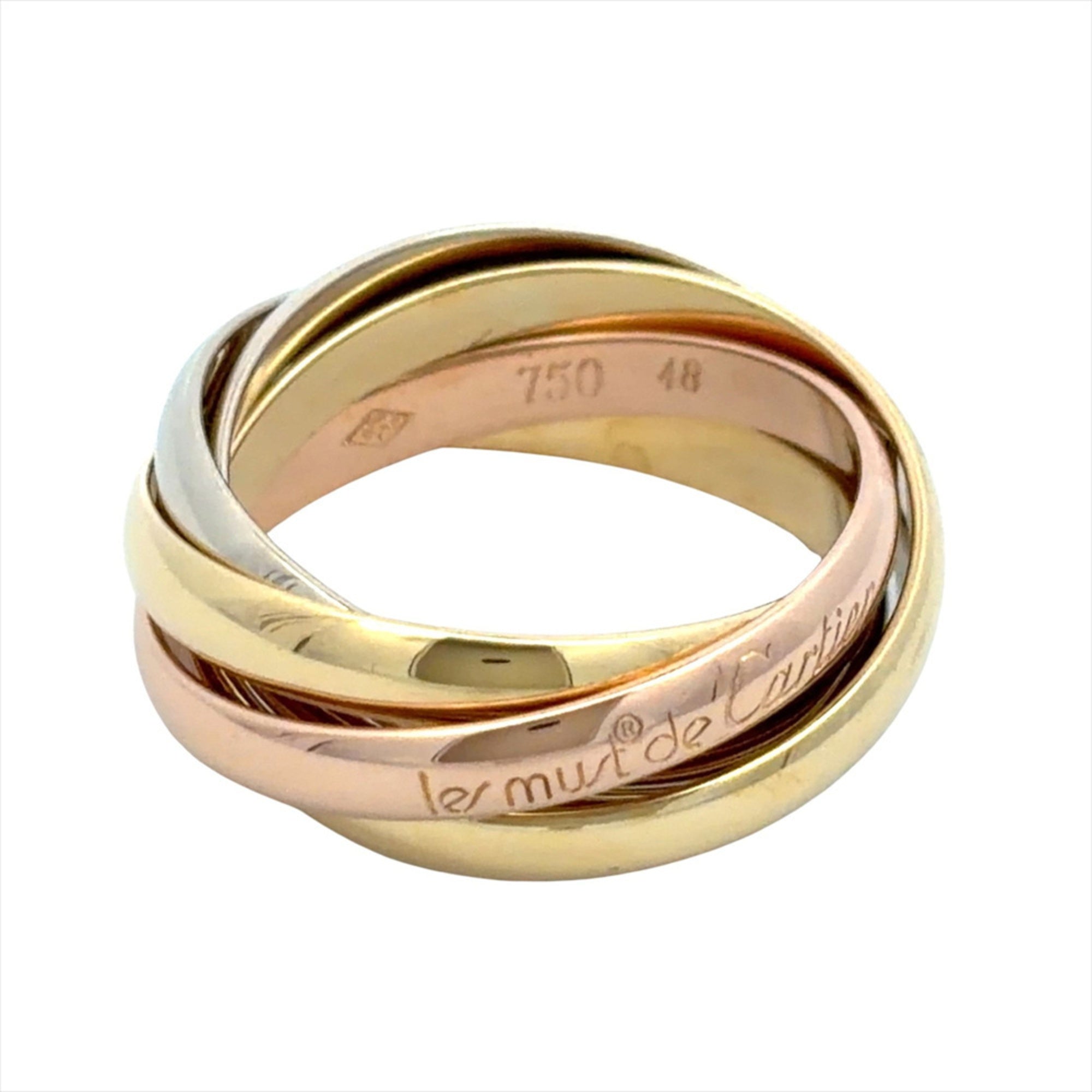 Cartier Yellow Gold (18K) Pink Gold (18K) White Gold (18K) Band Ring (Pre-Owned)
