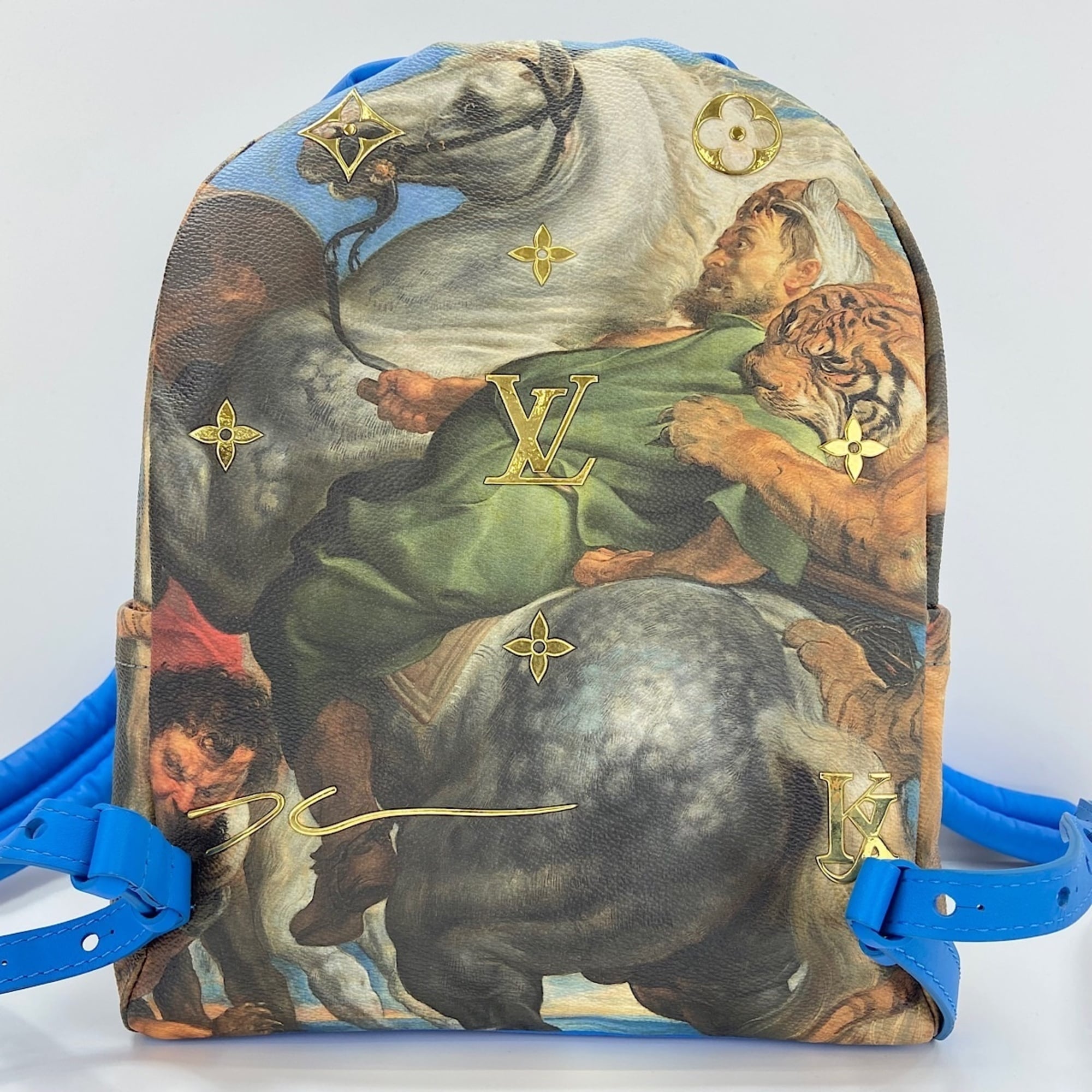 Louis Vuitton Blue Backpack (Pre-Owned)