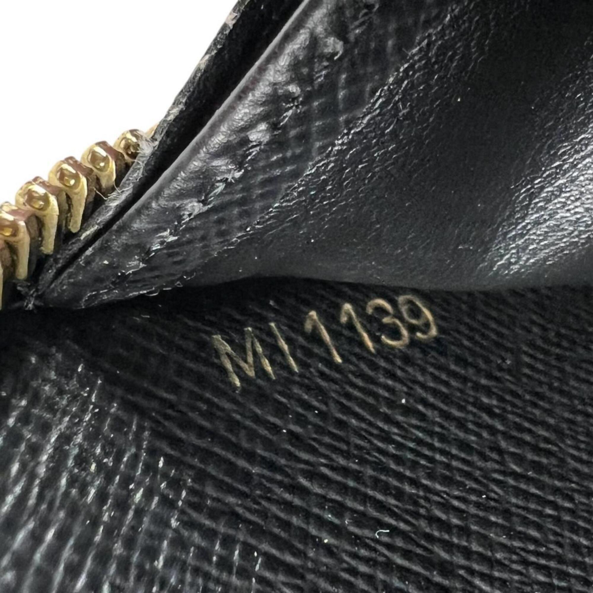 Louis Vuitton Black Brown Noir Monogram Canvas Long Wallet (Bi-Fold) (Pre-Owned)