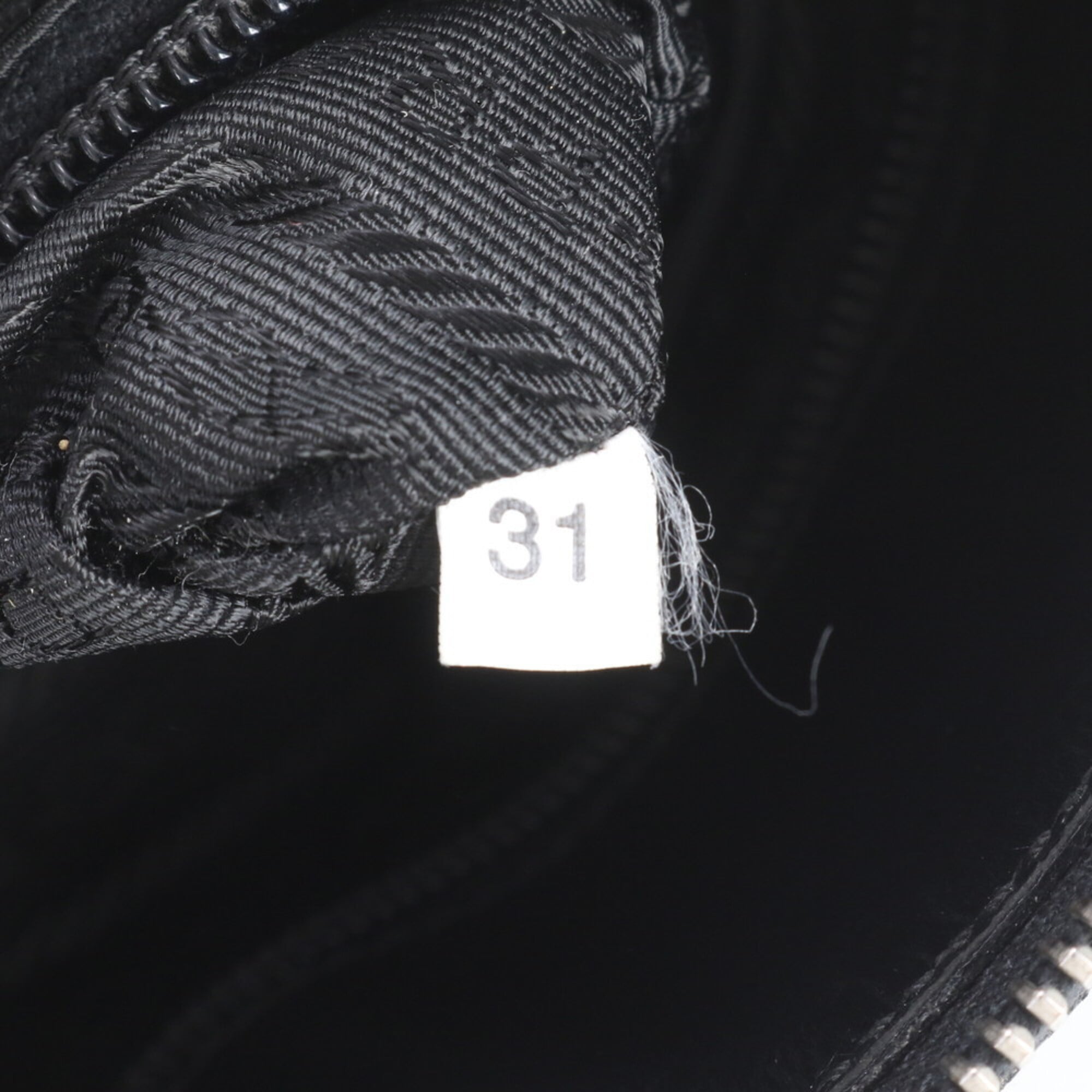Prada Black Leather Nylon Handbag Shoulder Bag Tote Bag (Pre-Owned)