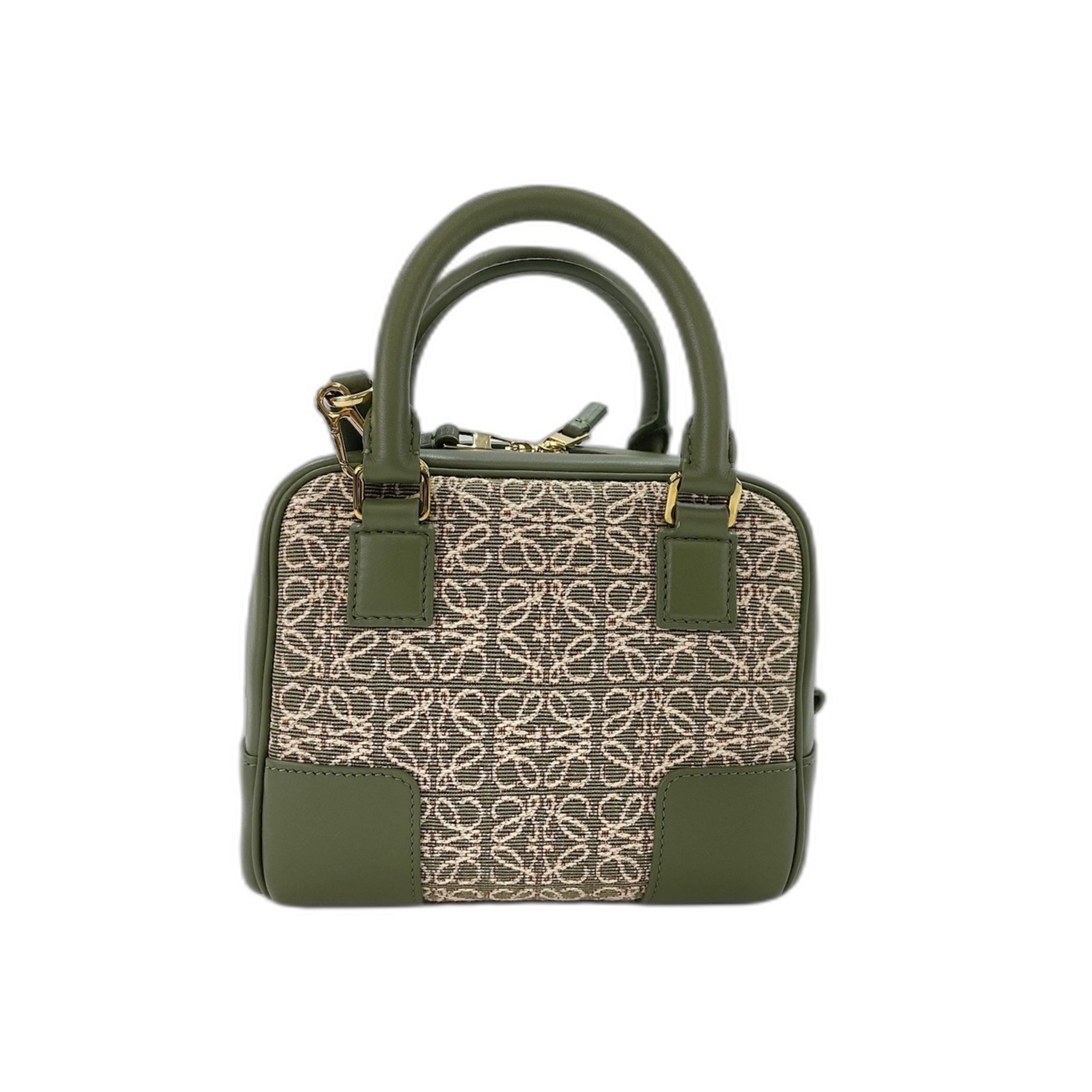 Loewe Amazona Green Shoulder Bag (Pre-Owned)
