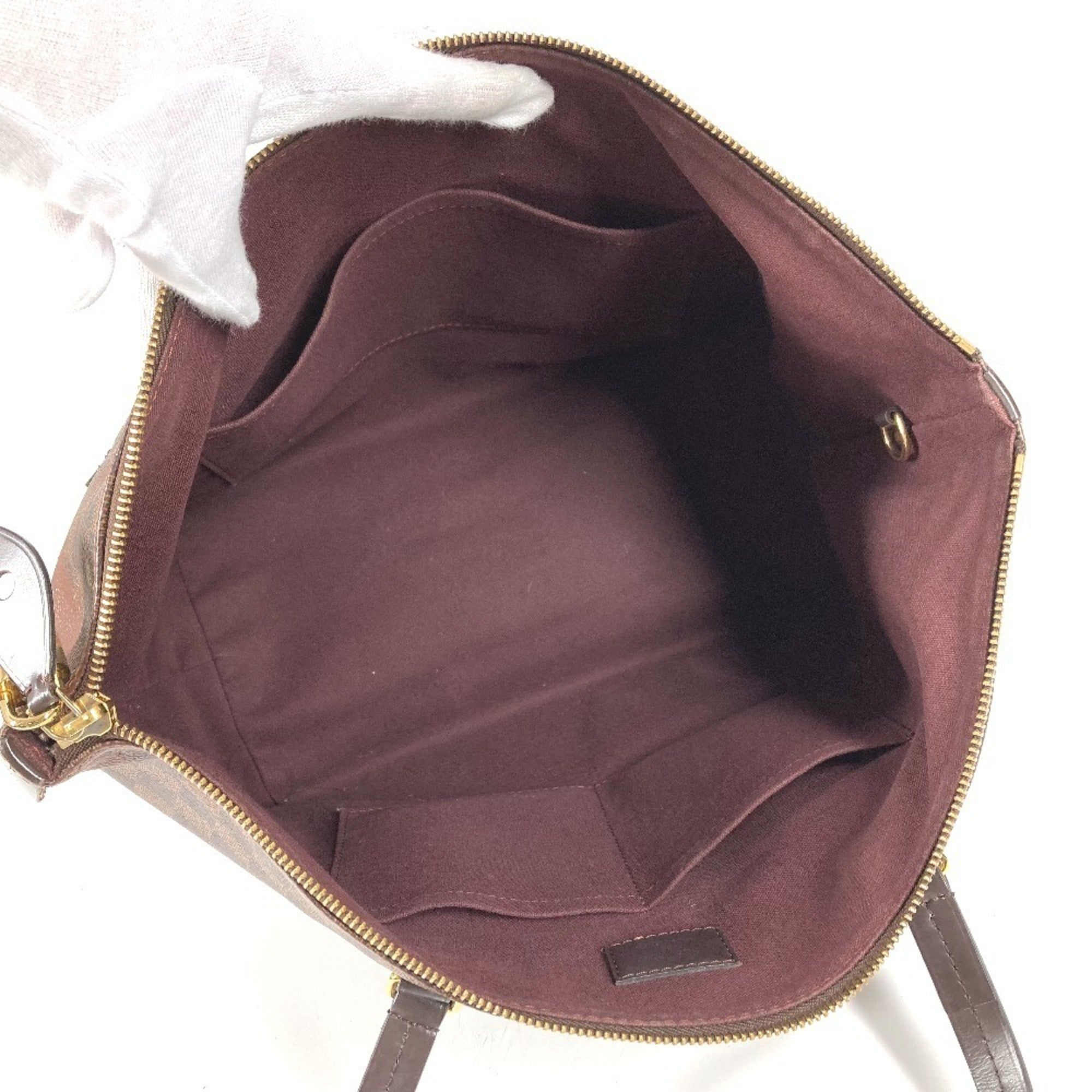 Louis Vuitton Damier Brown Ebene Damier Canvas Shoulder Bag Tote Bag (Pre-Owned)