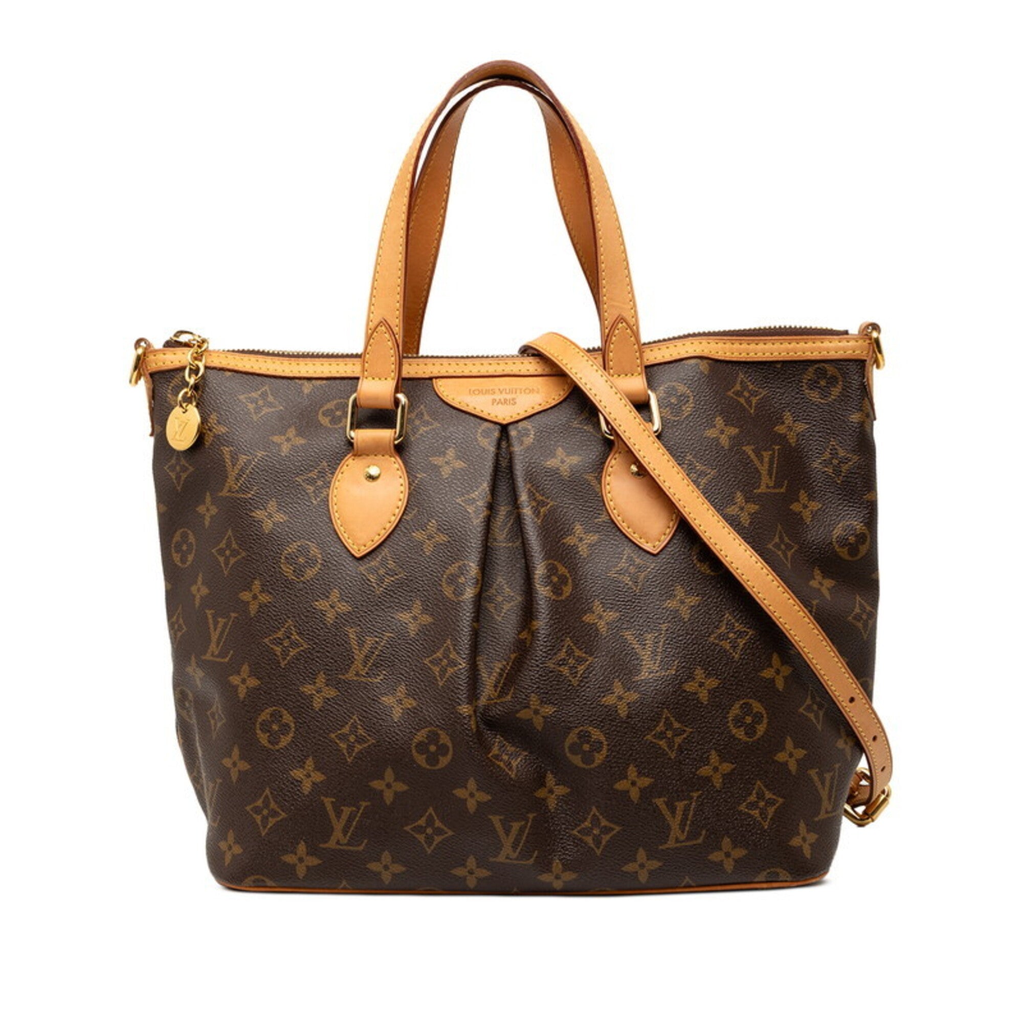 Louis Vuitton Brown Pvc Leather Handbag Shoulder Bag (Pre-Owned)
