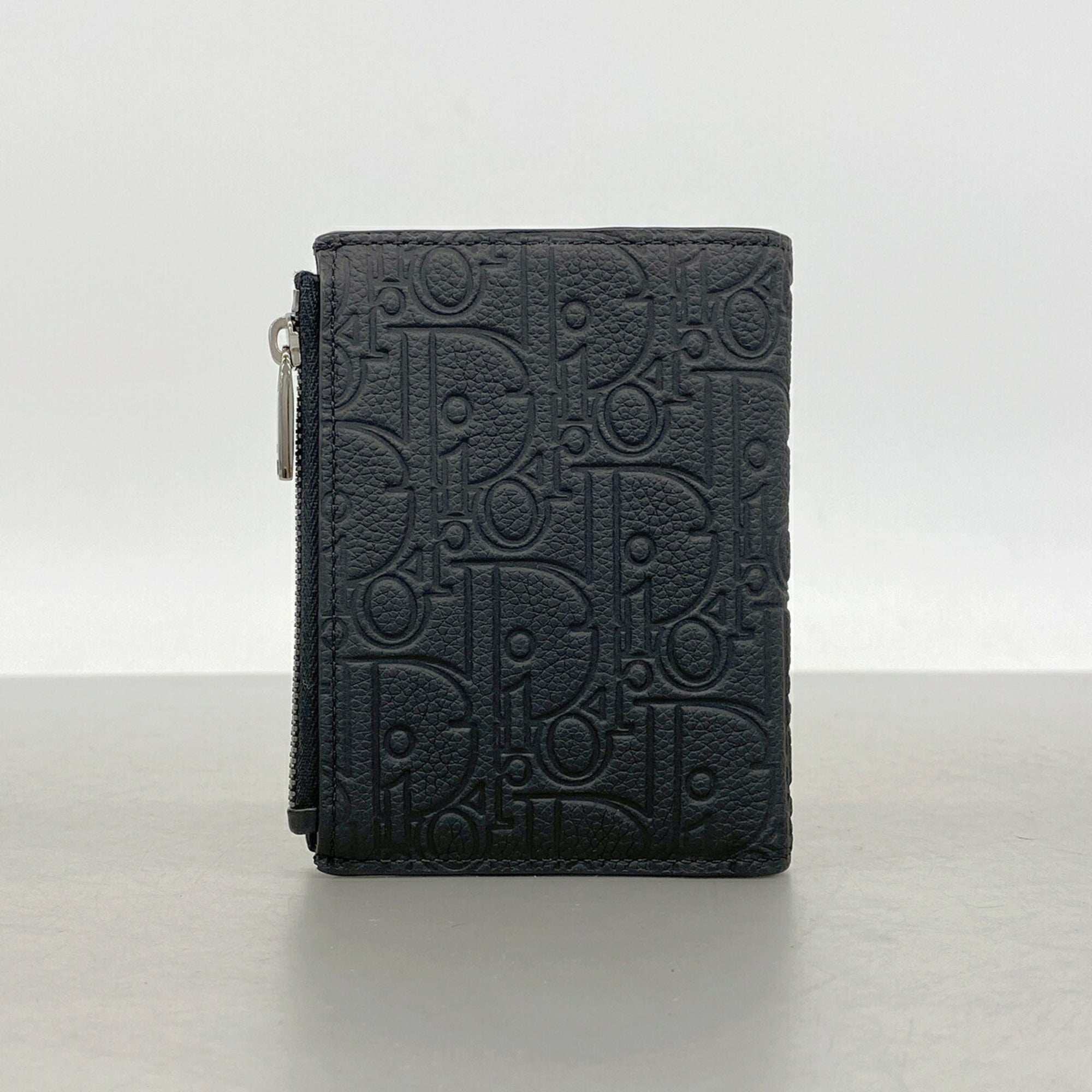 Christian Dior Black Leather Wallet (Bi-Fold) (Pre-Owned)