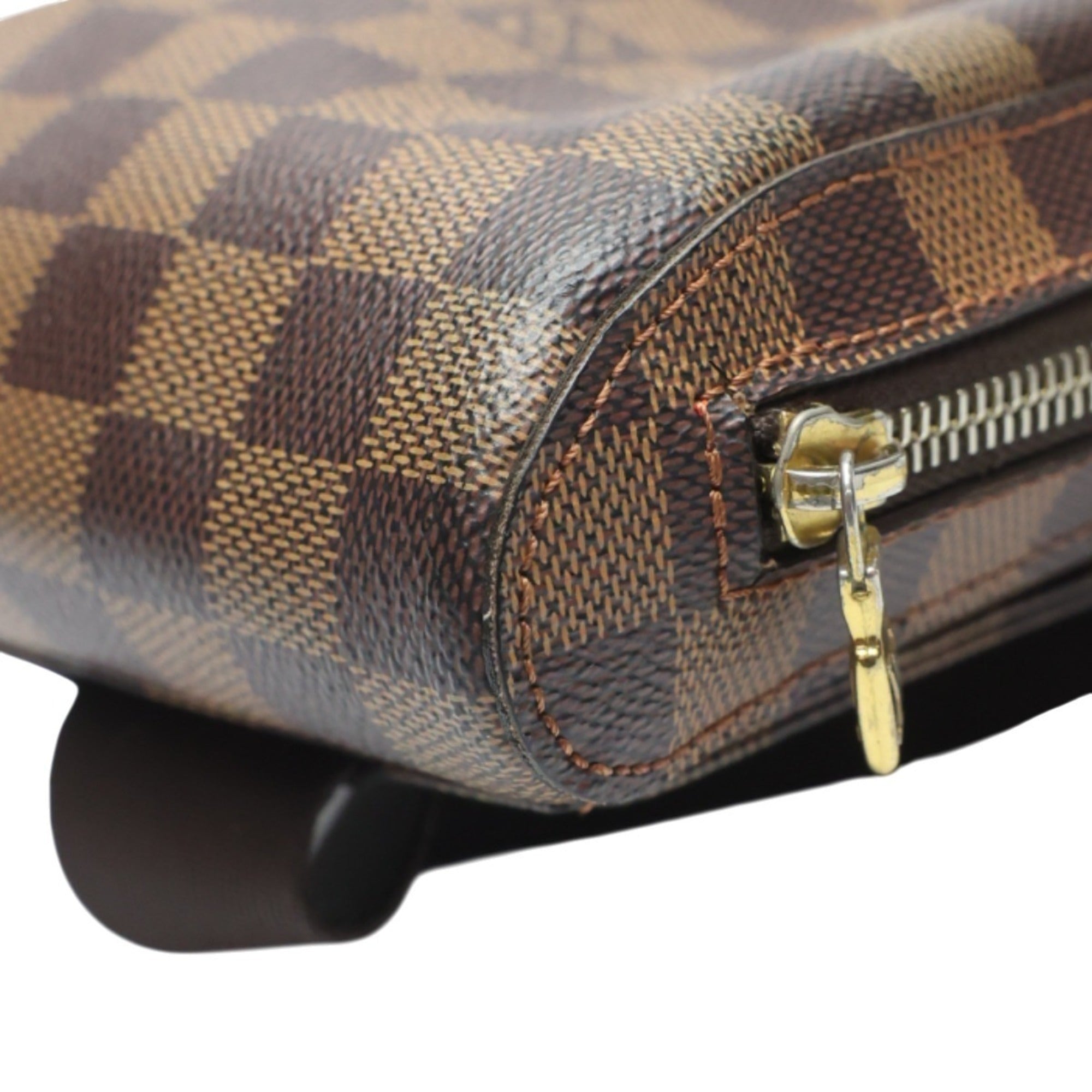 Louis Vuitton Brown Damier Canvas Ebene Damier Canvas Pouch Sling Bag (Pre-Owned)