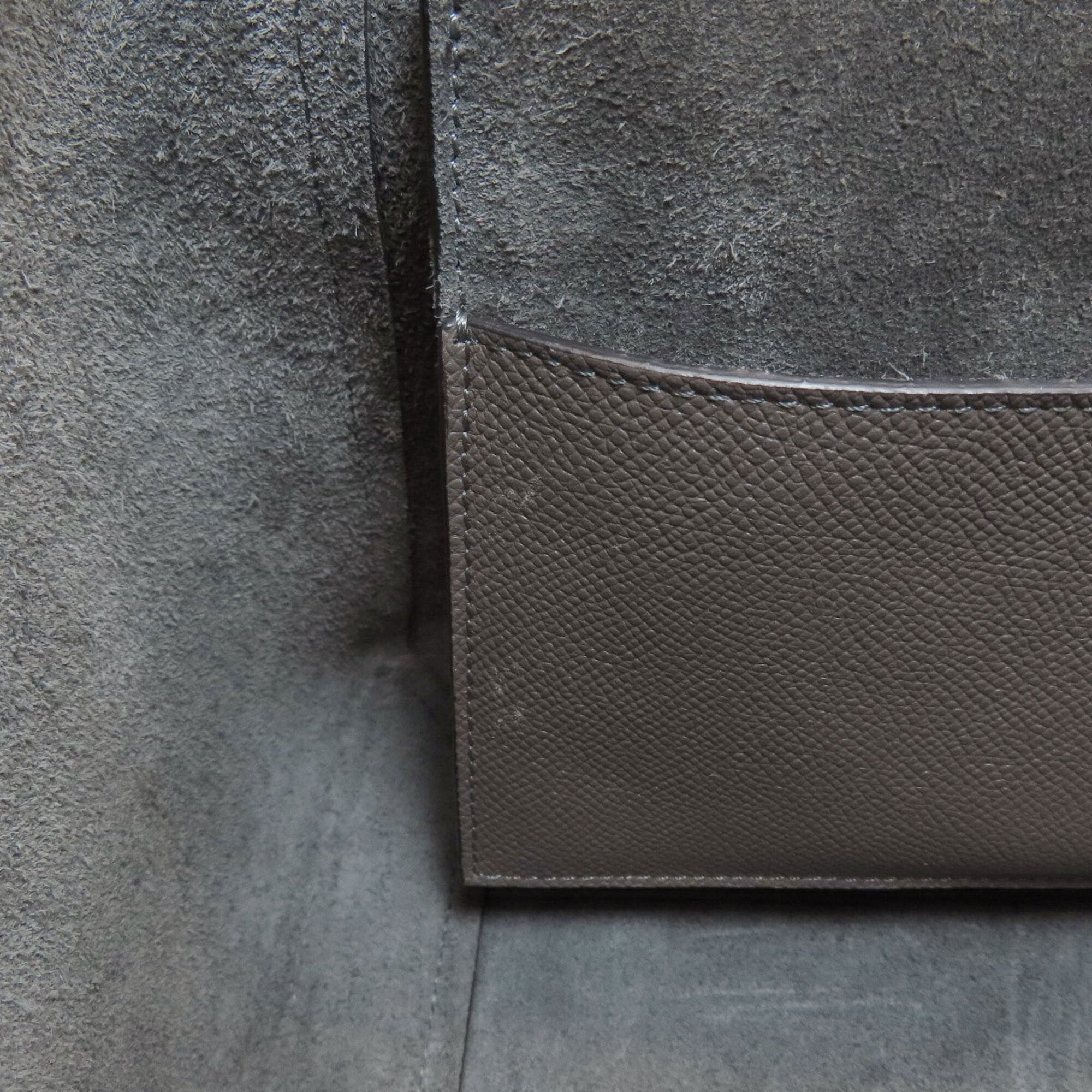 Celine Gray Leather Handbag (Pre-Owned)