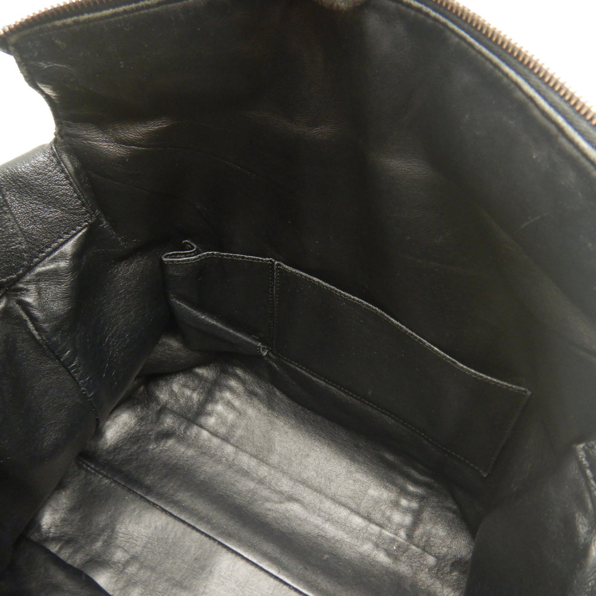 Chanel Black Leather Tote Bag (Pre-Owned)