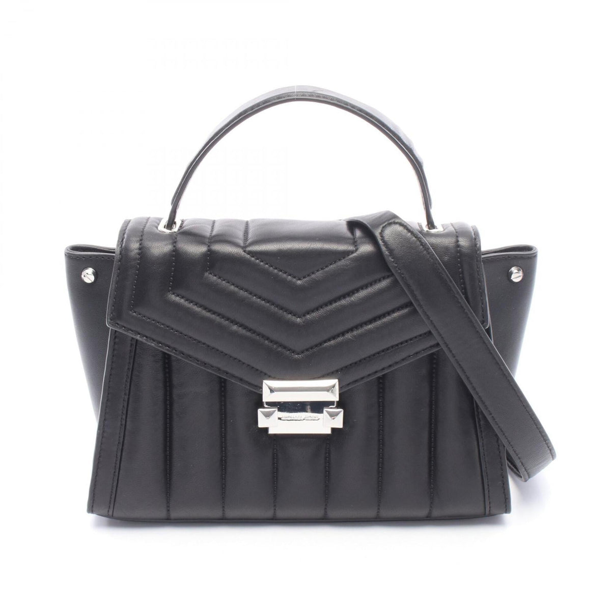 Michael Kors Black Leather Handbag (Pre-Owned)