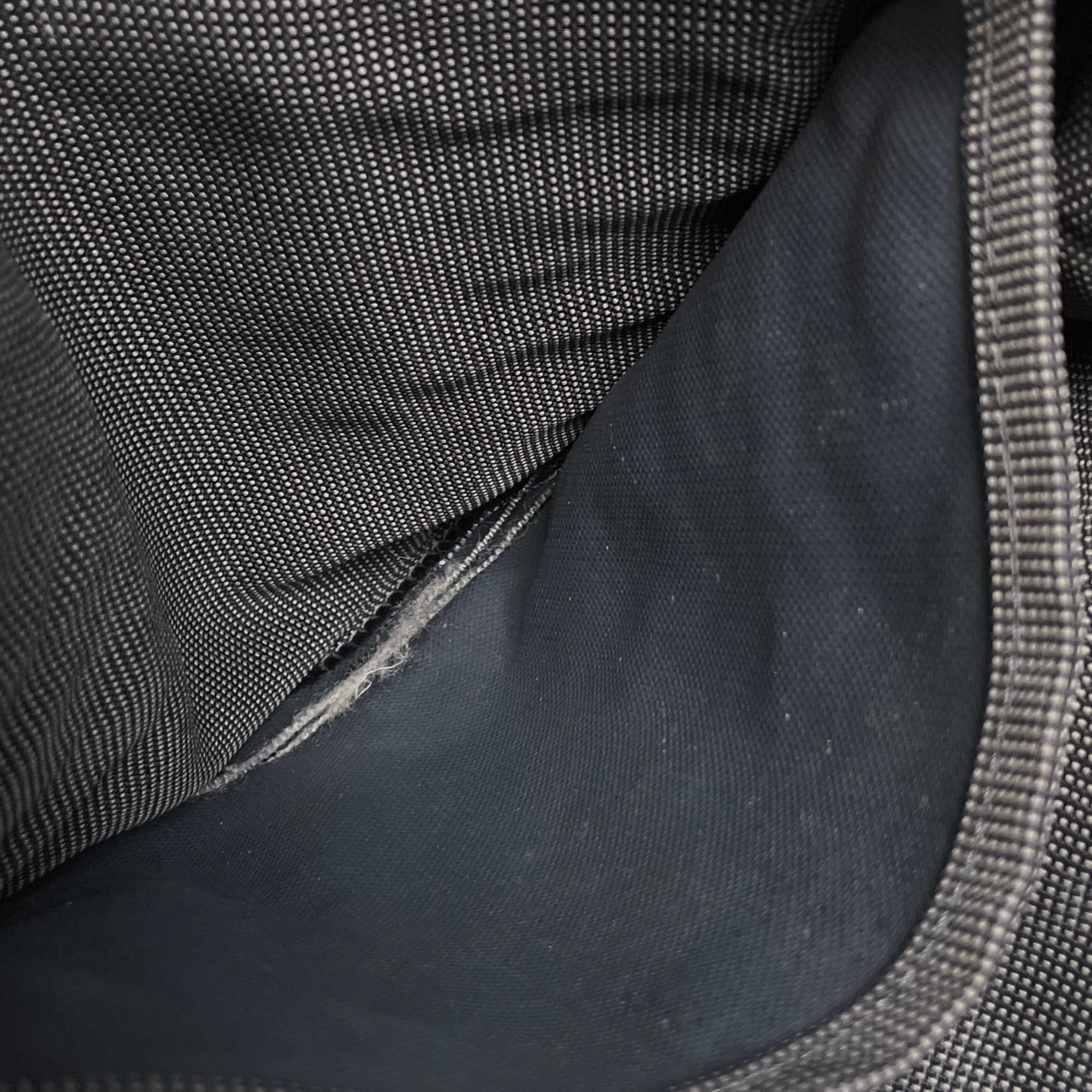 Hermes Gray Nylon Canvas Backpack (Pre-Owned)