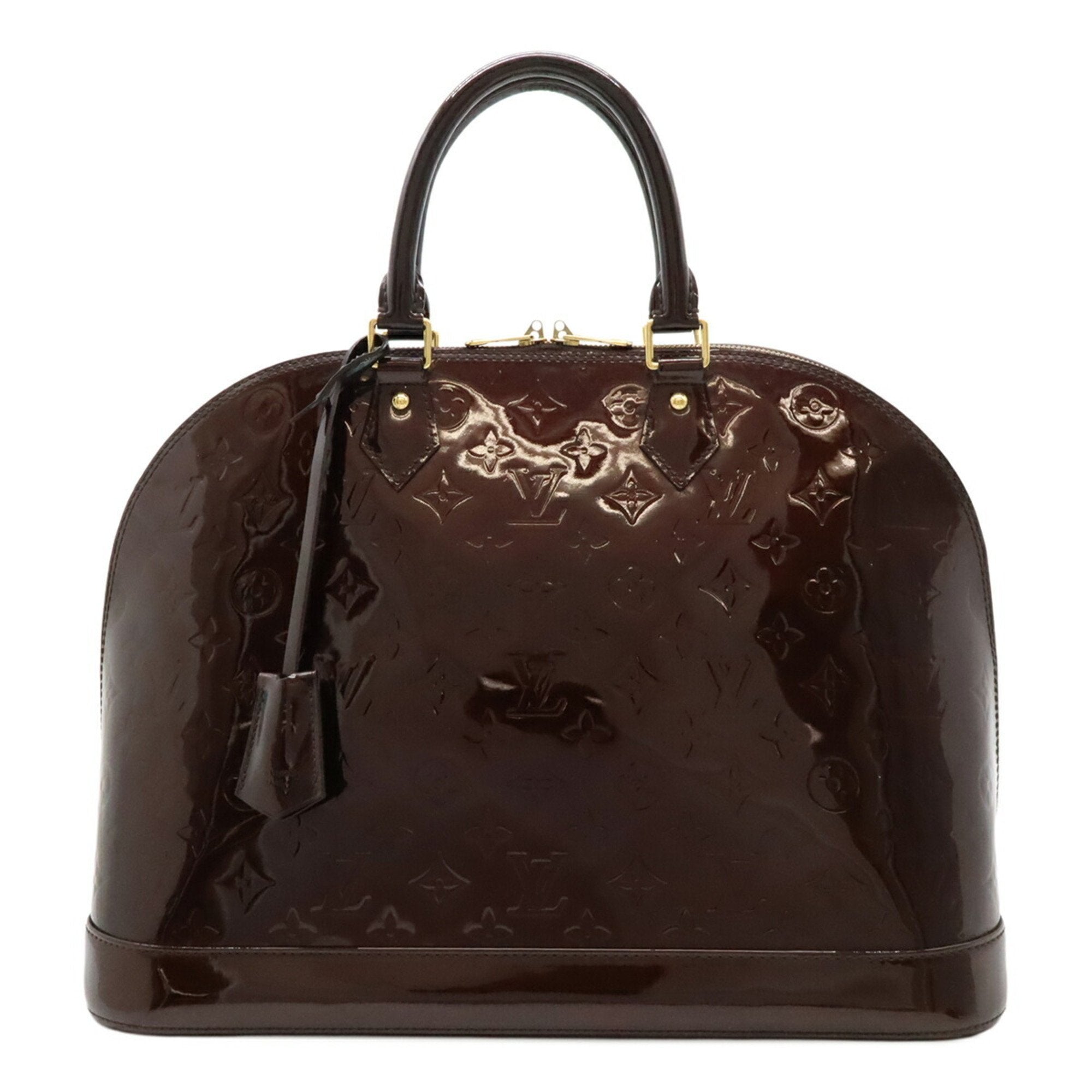 Louis Vuitton Amarante Patent Leather Handbag (Pre-Owned)