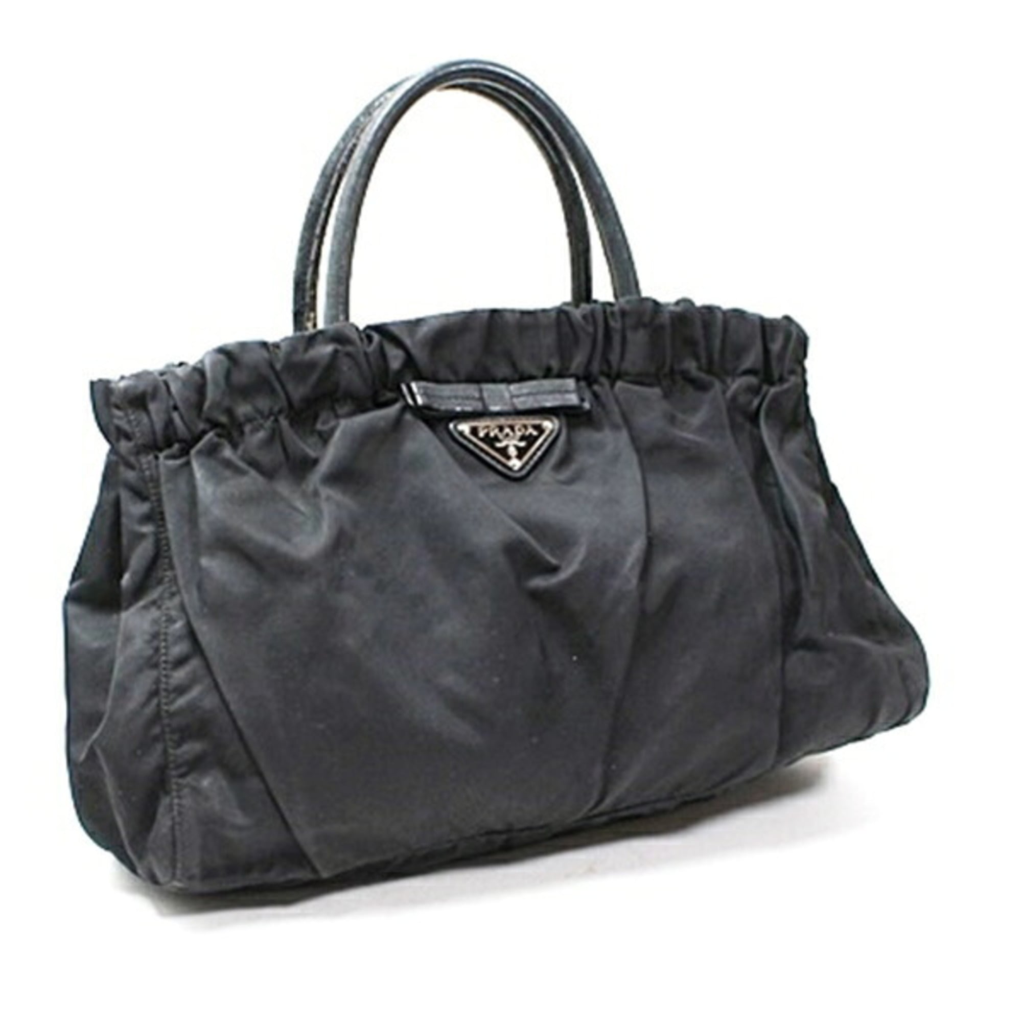 Prada Black Nylon Tote Bag (Pre-Owned)