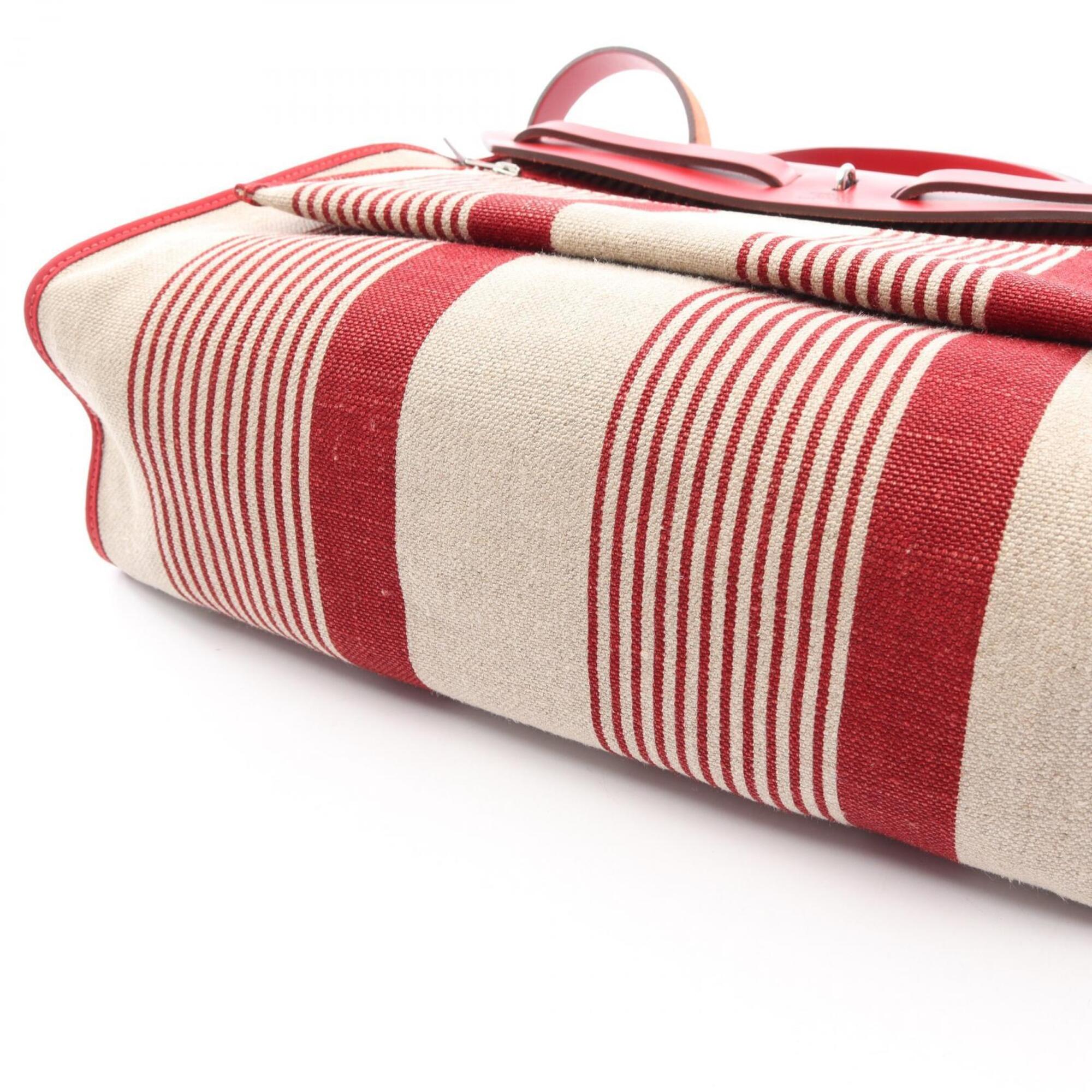 Hermes Beige Bordeaux Ficelle Handbag Pouch (Pre-Owned)