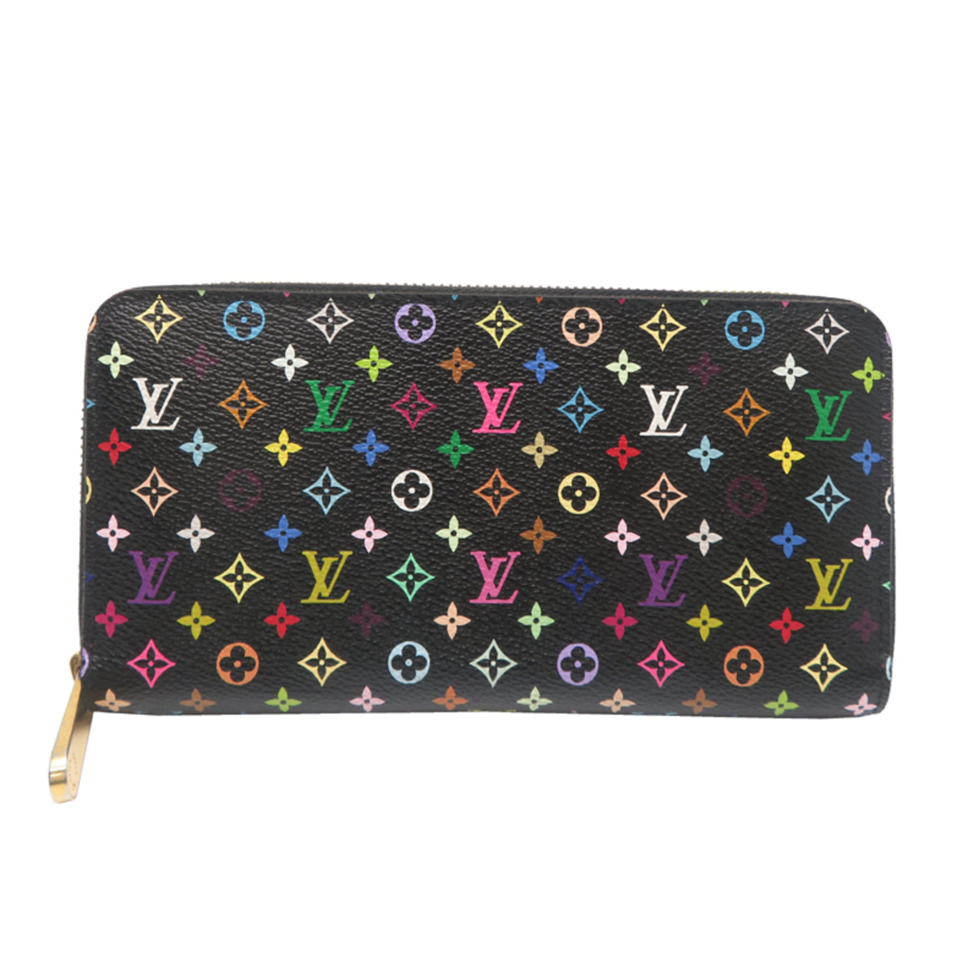 Louis Vuitton Noir Monogram Multicolore Long Wallet (Bi-Fold) (Pre-Owned)