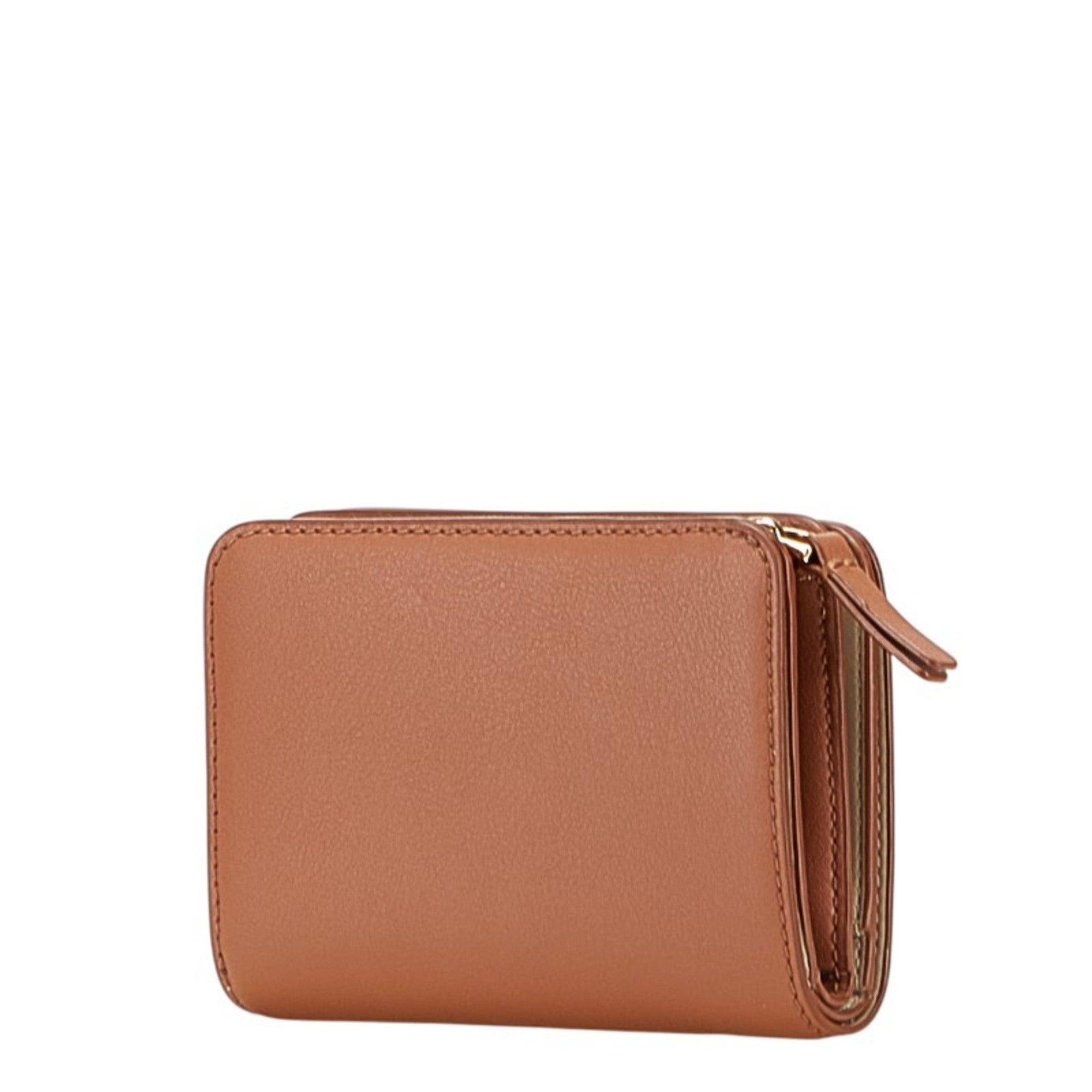 Marc Jacobs Brown Leather Wallet (Bi-Fold) (Pre-Owned)