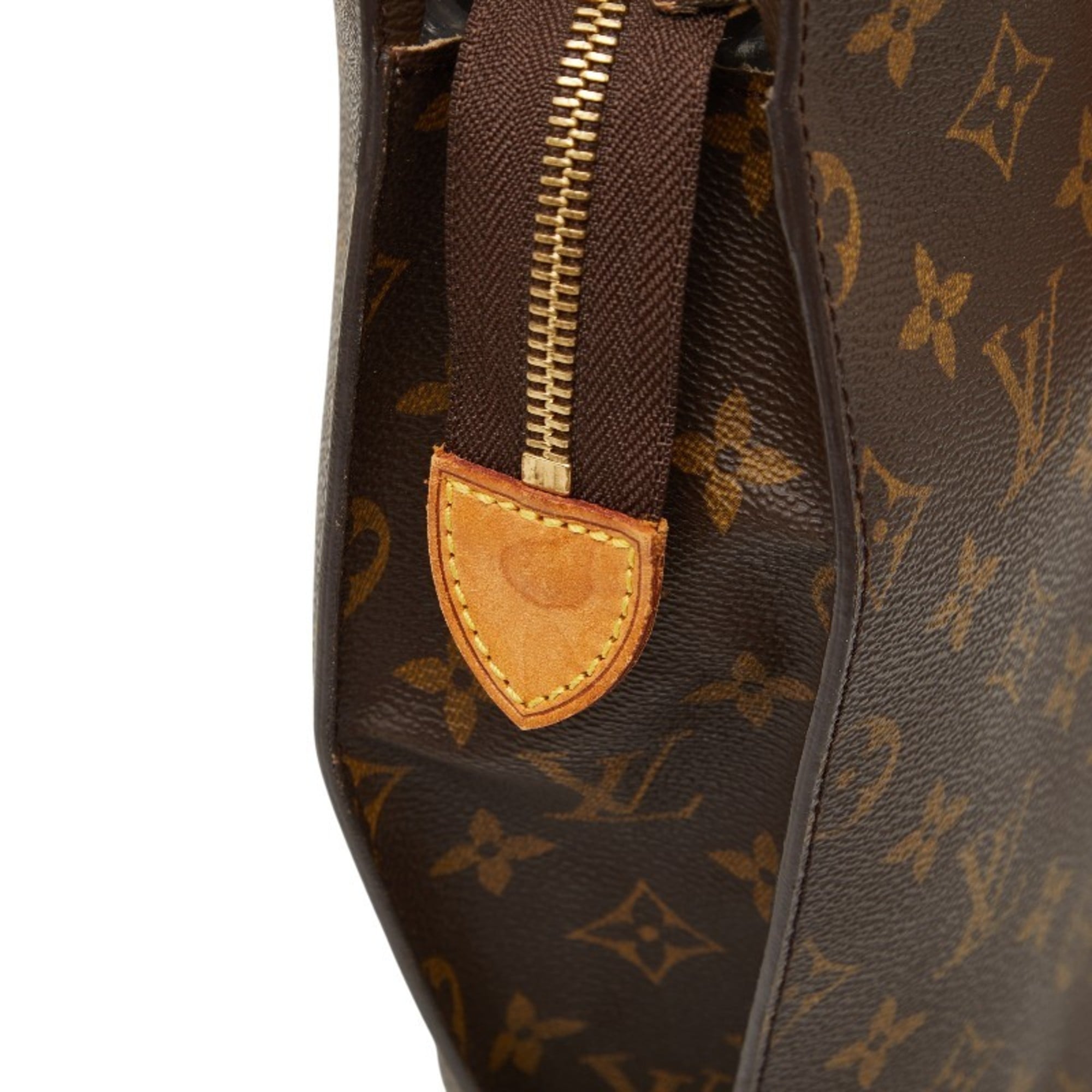 Louis Vuitton Brown Pvc Leather Tote Bag (Pre-Owned)