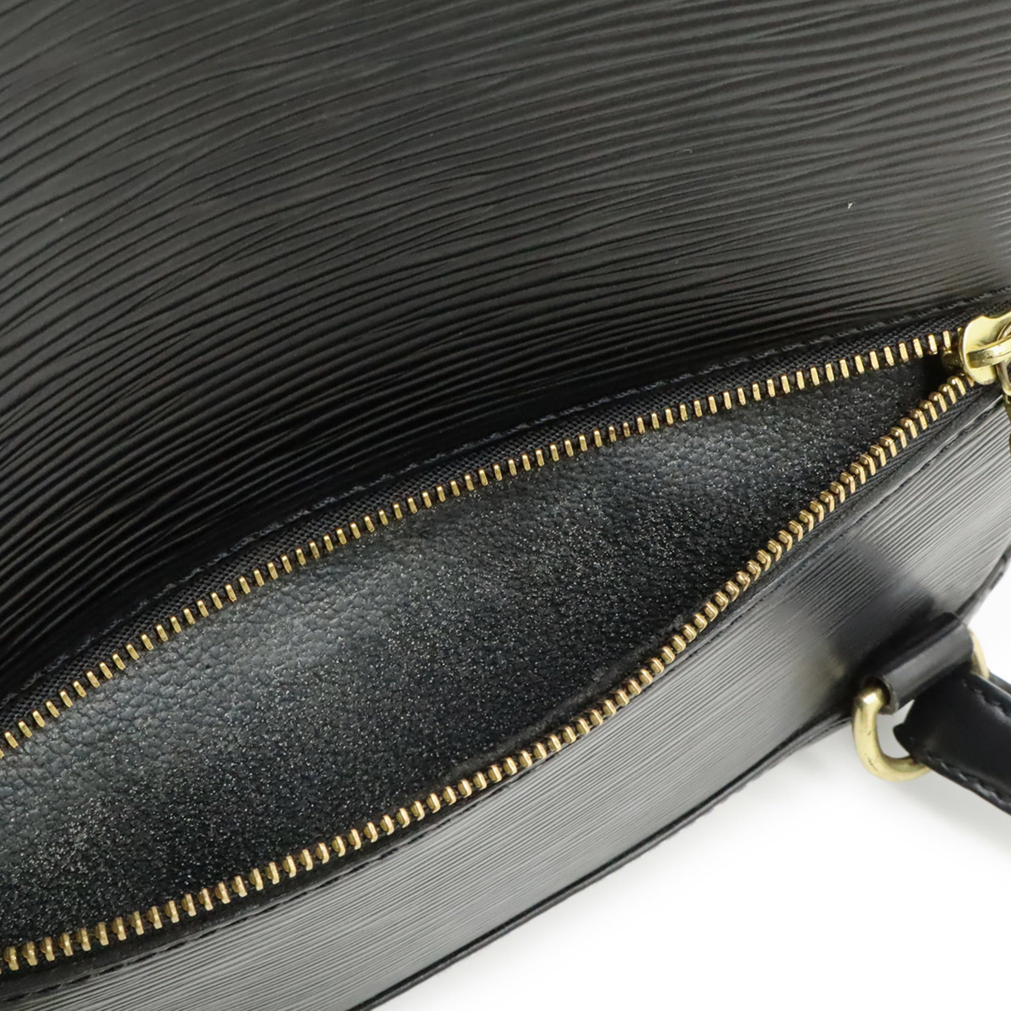 Louis Vuitton Epi Black Noir Epi Leather Backpack (Pre-Owned)