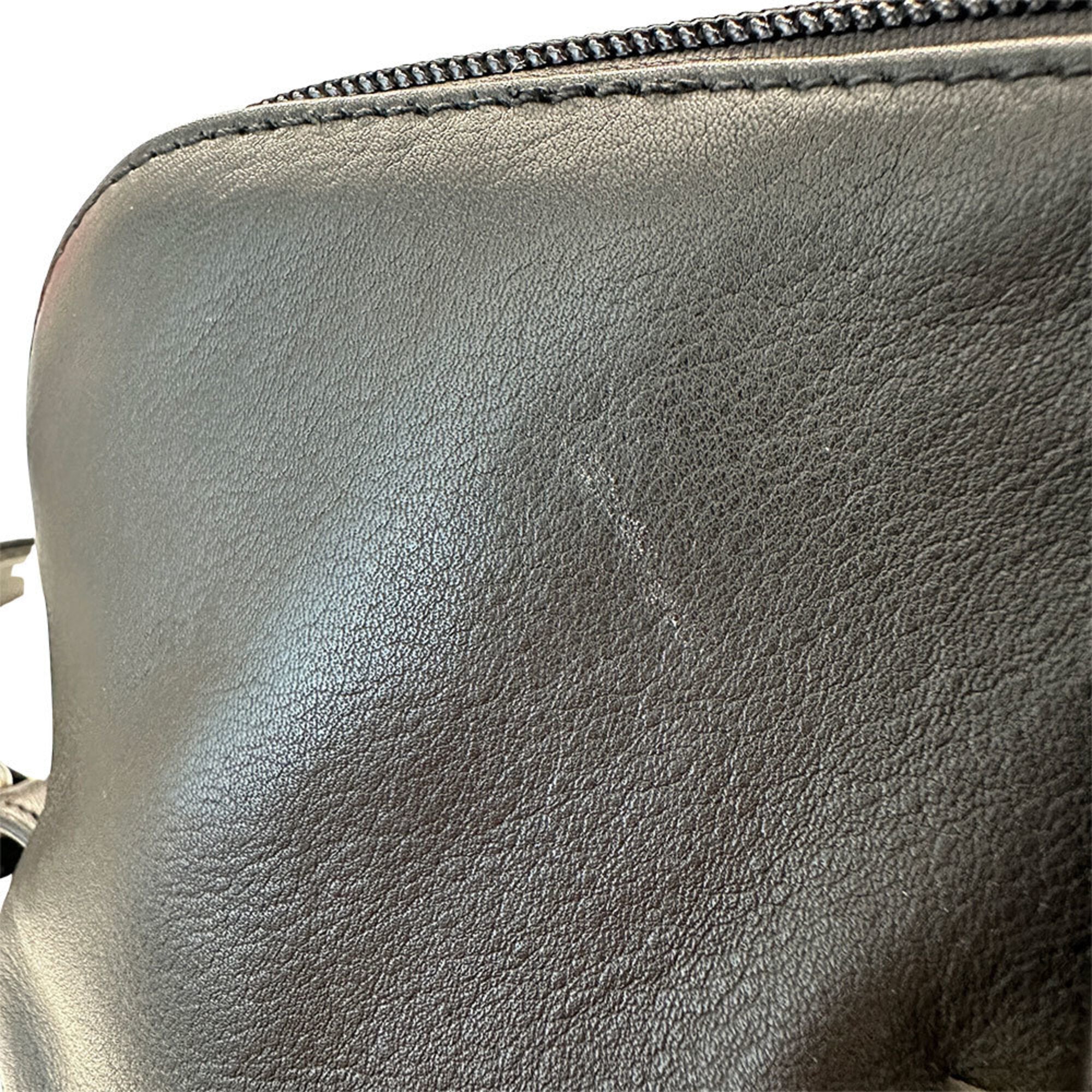 Loewe Black Leather Handbag Shoulder Bag (Pre-Owned)