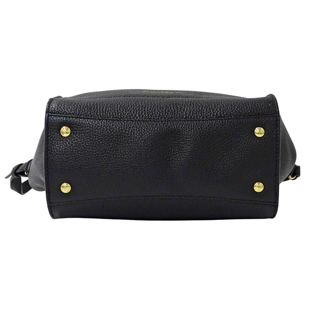 Salvatore Ferragamo Black Leather Handbag Shoulder Bag (Pre-Owned)