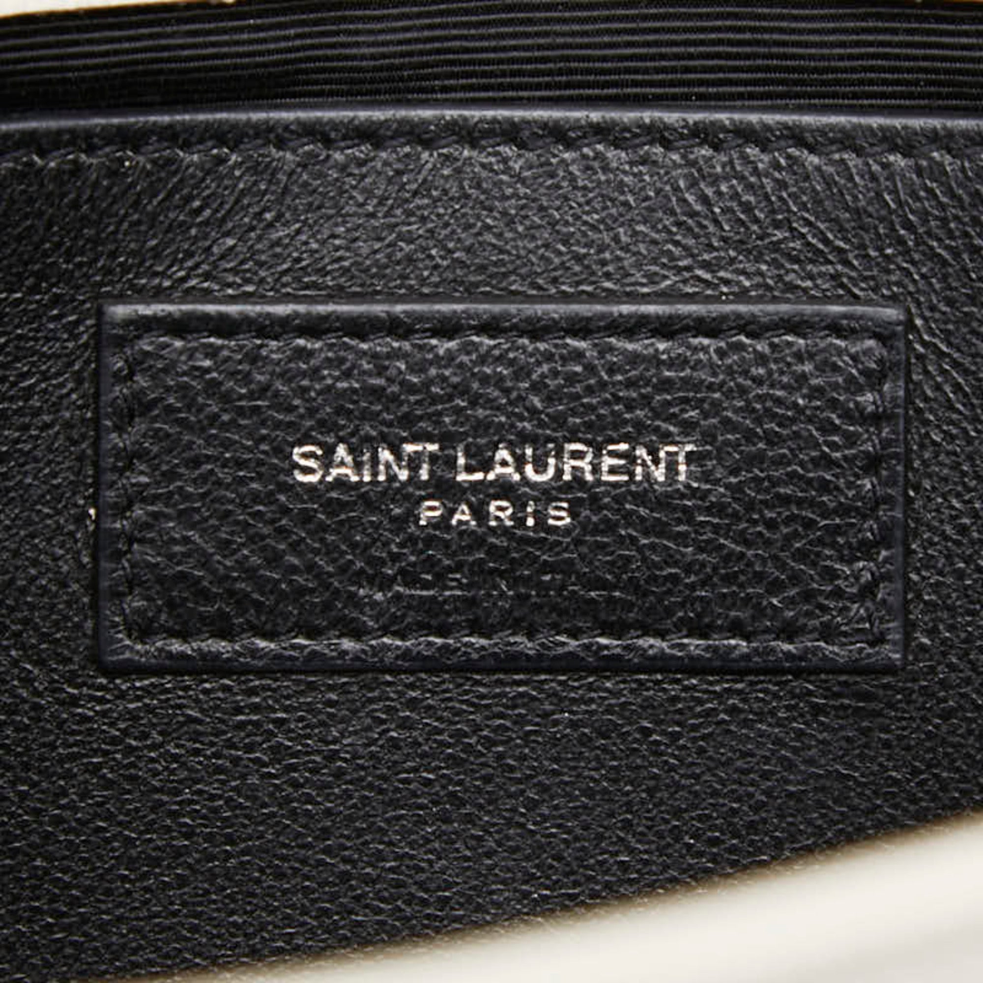 Saint Laurent Ivory White Leather Shoulder Bag (Pre-Owned)