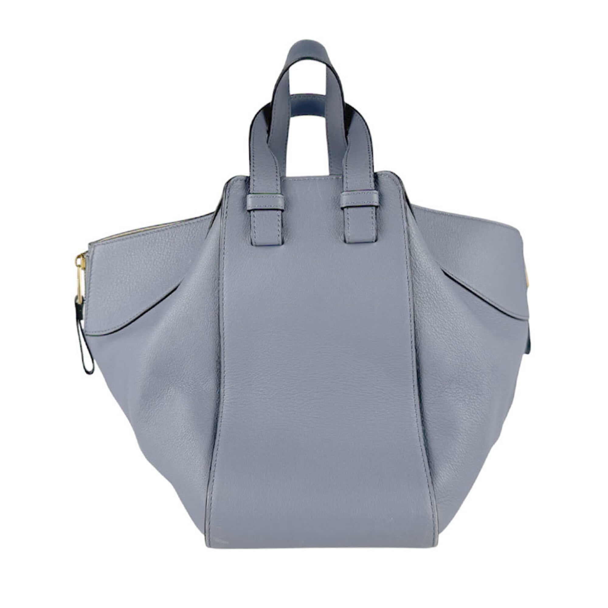 Loewe Blue Leather Handbag Shoulder Bag (Pre-Owned)