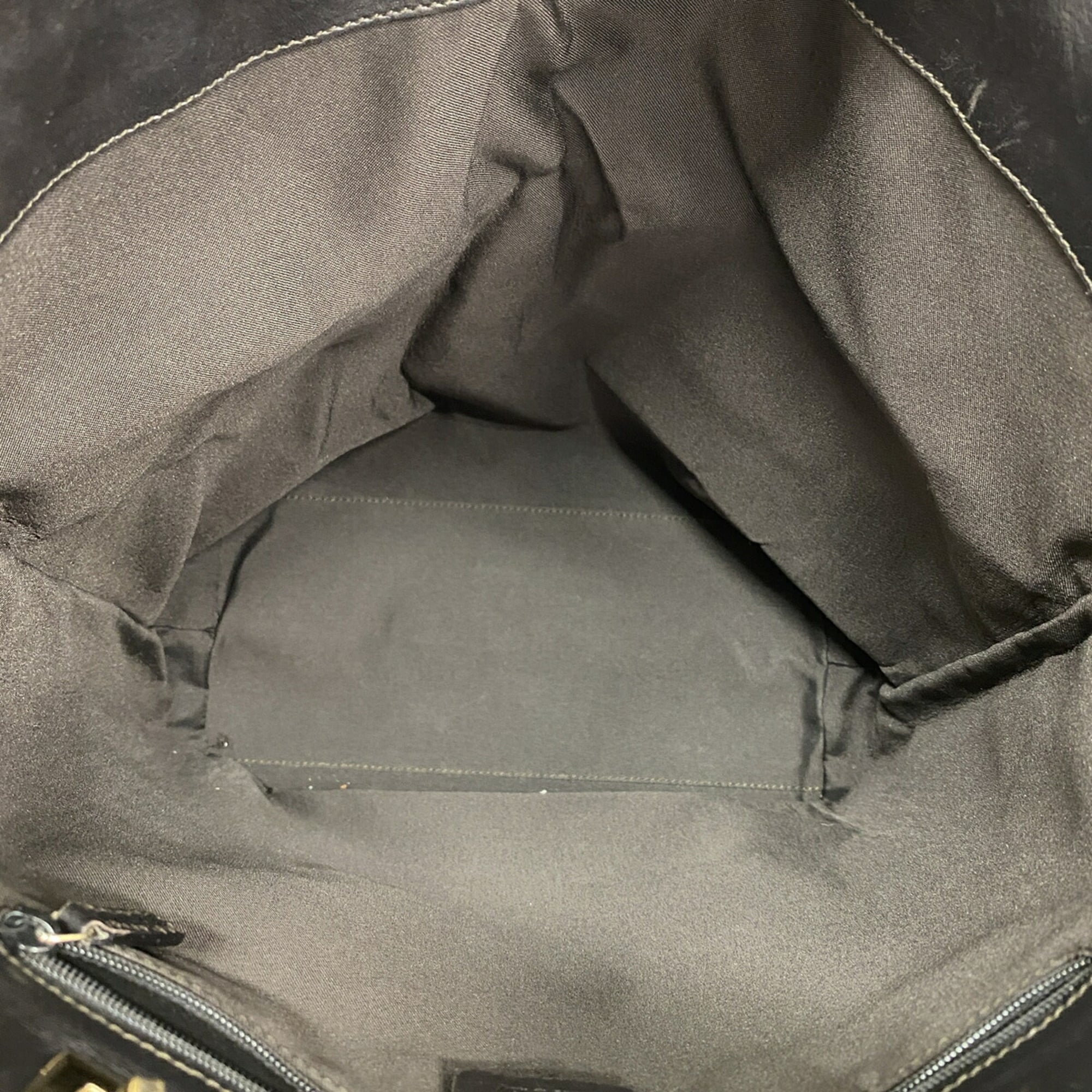 Gucci Brown Canvas Tote Bag (Pre-Owned)