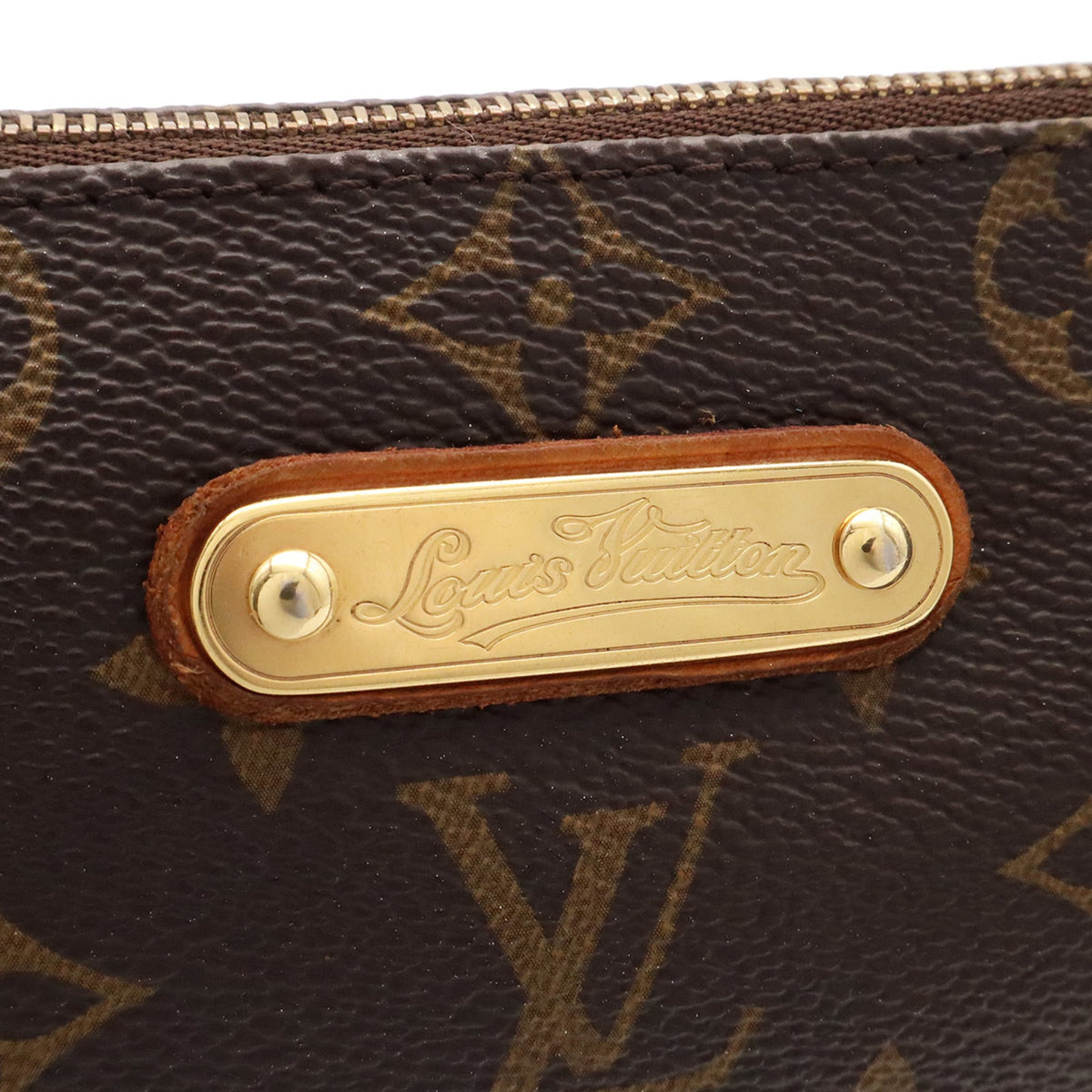 Louis Vuitton Brown Monogram Canvas Pvc Coated Canvas Handbag Pouch Shoulder Bag (Pre-Owned)