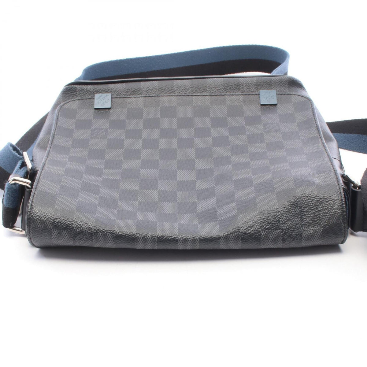 Louis Vuitton Black Damier Graphite Coated Canvas Leather Shoulder Bag (Pre-Owned)