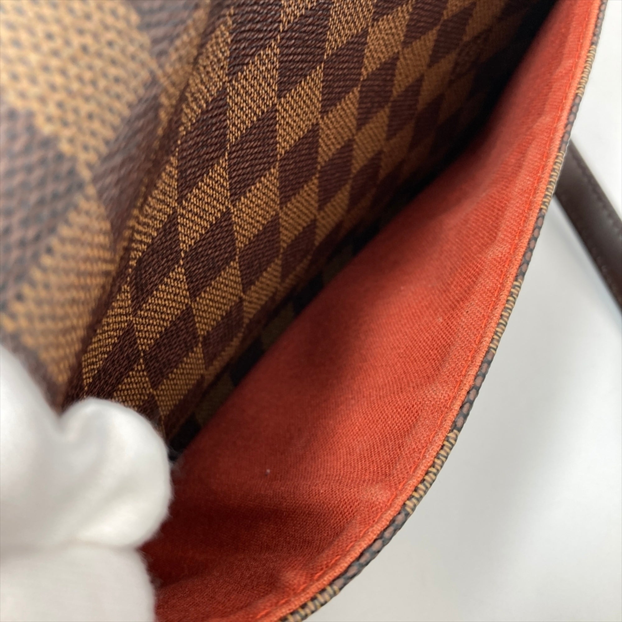Louis Vuitton Brown Damier Canvas Ebene Shoulder Bag (Pre-Owned)
