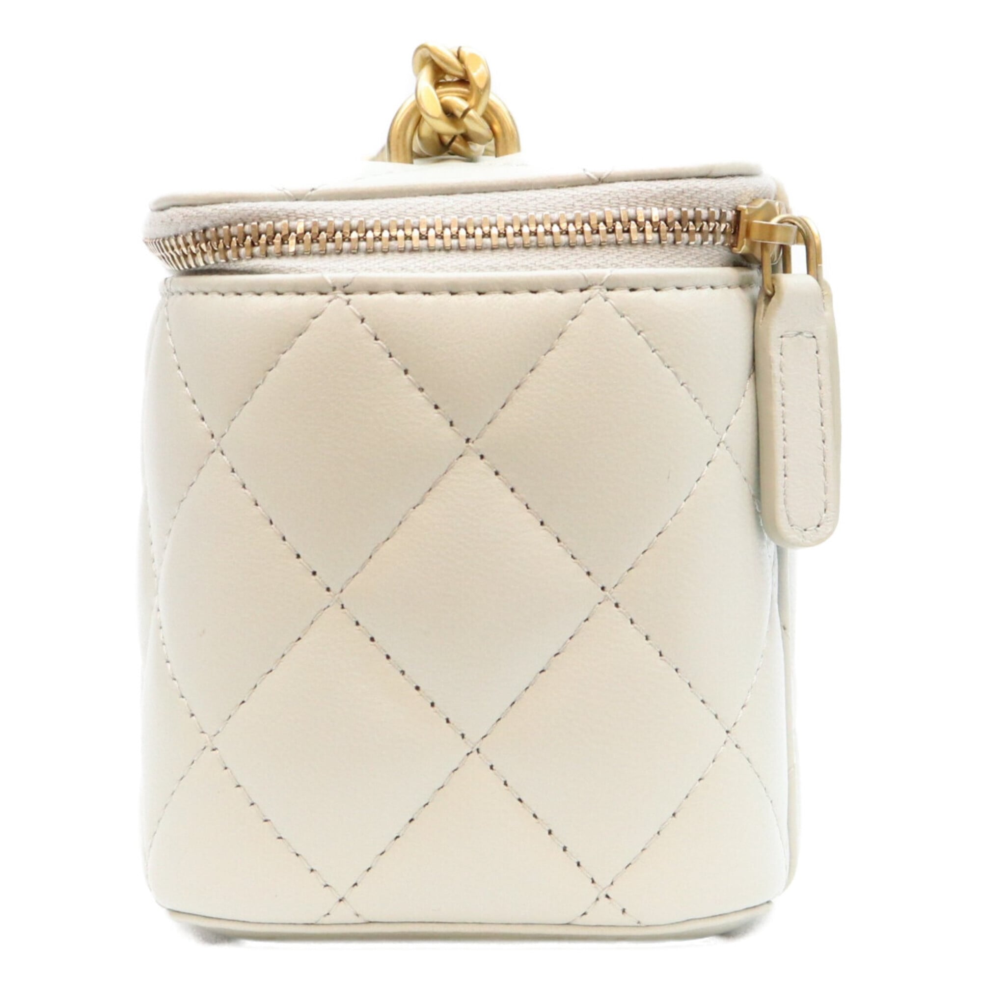 Chanel Light Blue Leather Shoulder Bag (Pre-Owned)