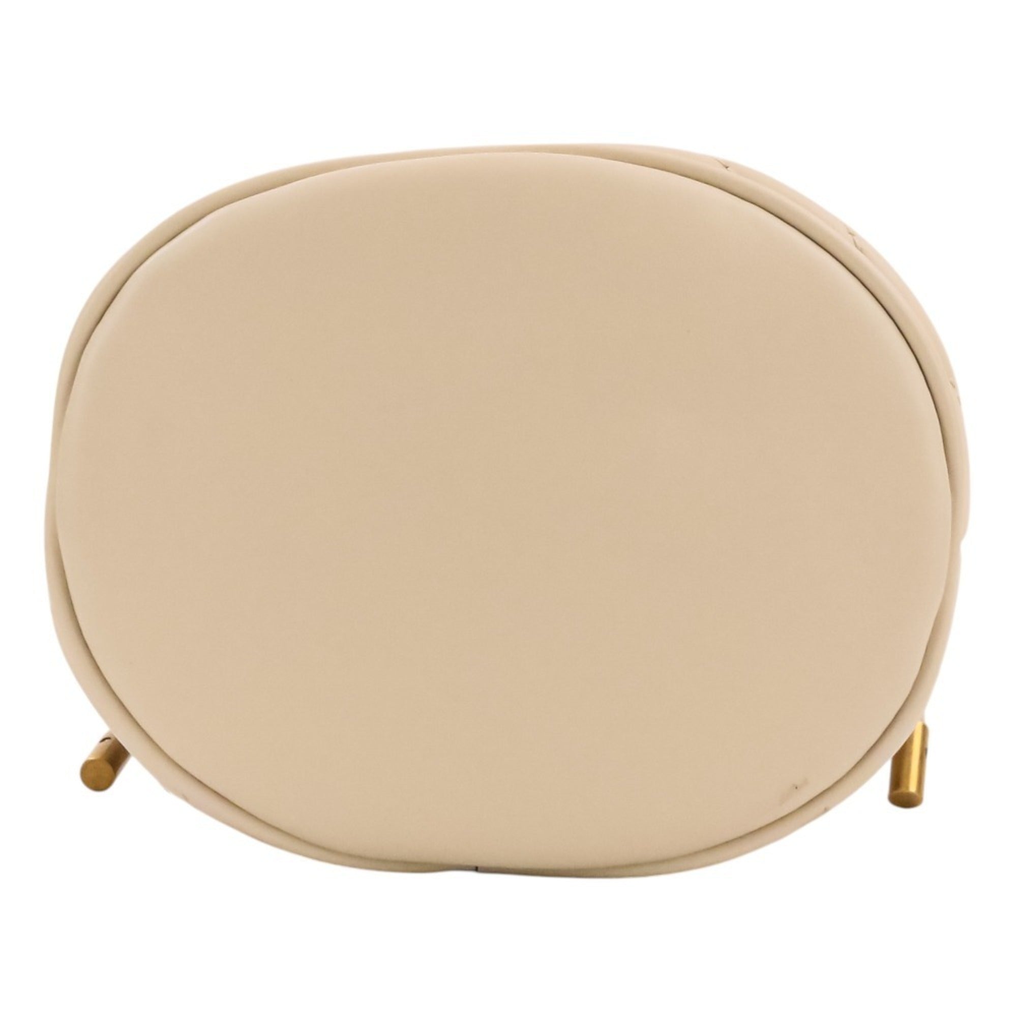 Gucci Gg Marmont Ivory Leather Shoulder Bag (Pre-Owned)