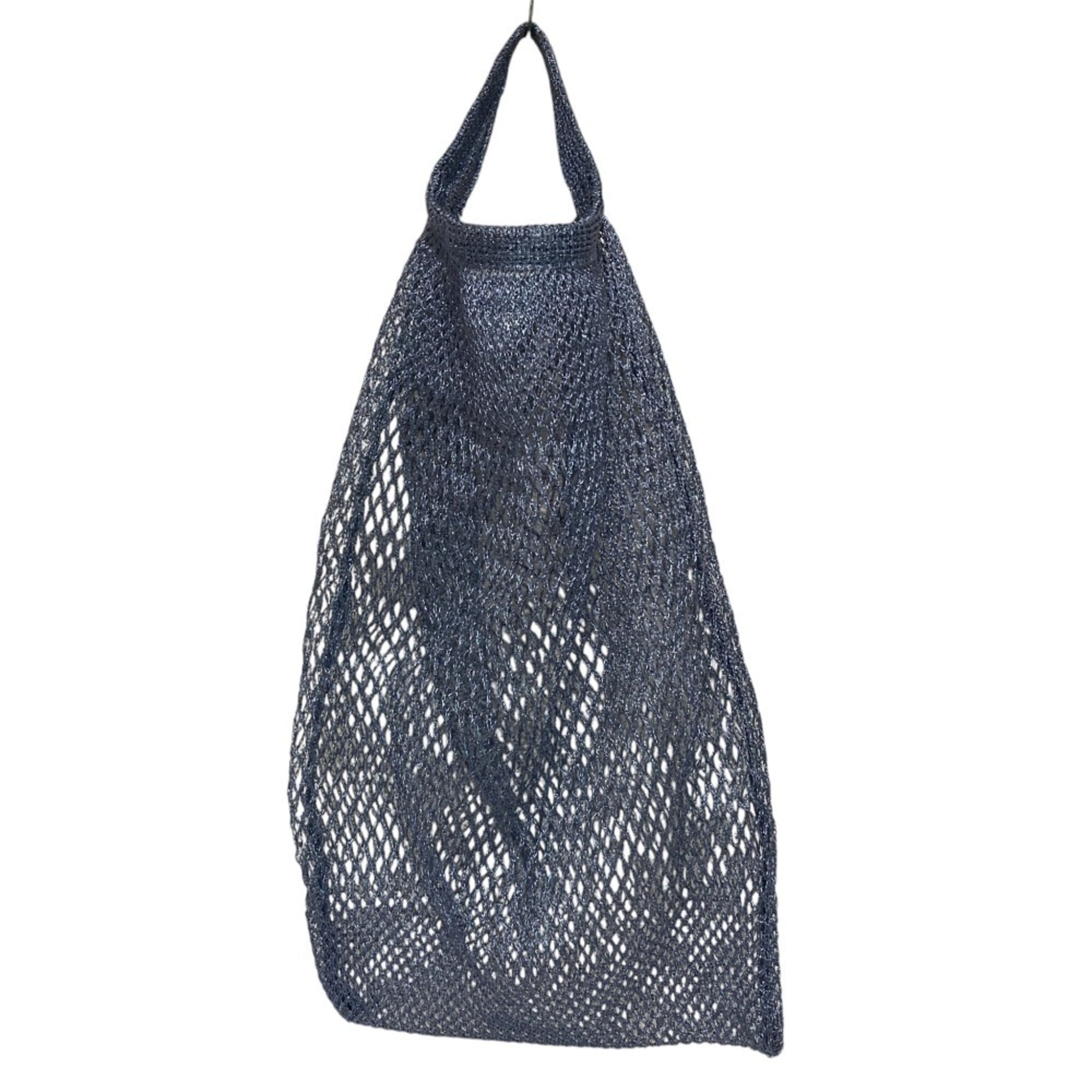 Prada Light Blue Mesh Handbag (Pre-Owned)