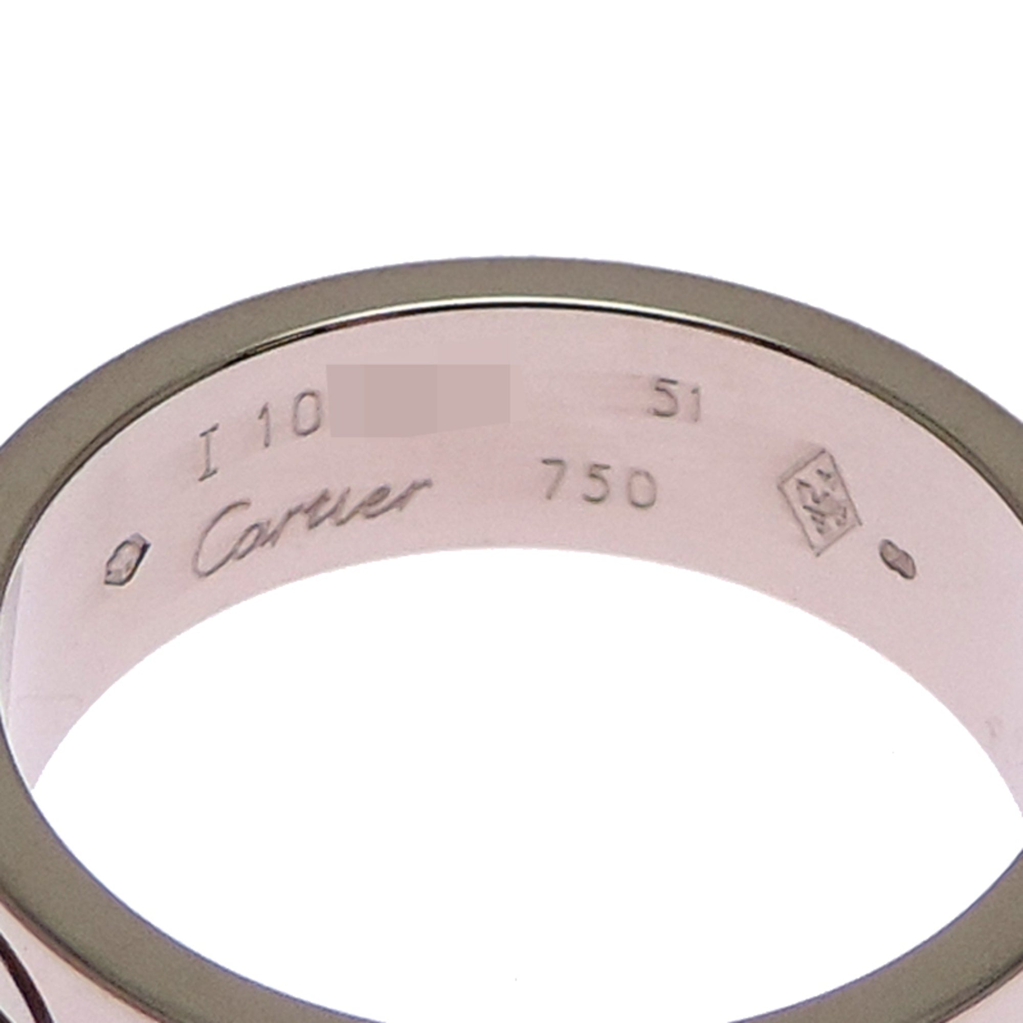 Cartier White Gold (18K) Band Ring (Pre-Owned)