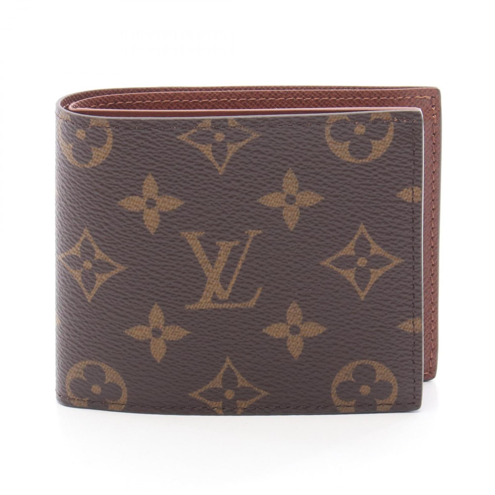 Louis Vuitton Brown Coated Canvas Pvc Wallet (Bi-Fold) (Pre-Owned)