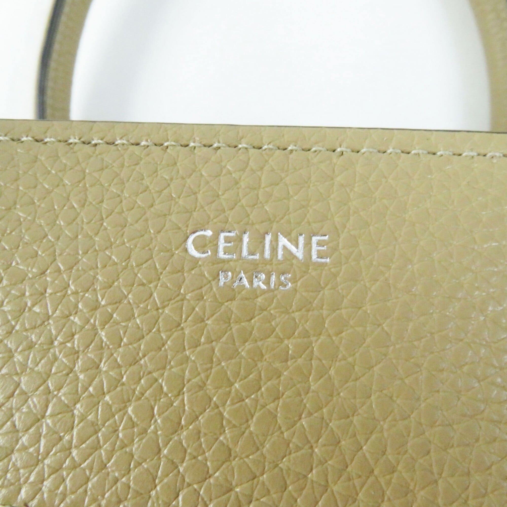 Celine Beige Leather Handbag (Pre-Owned)