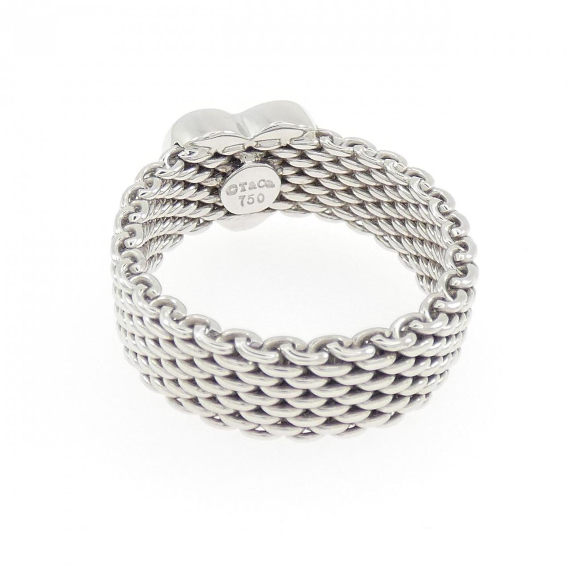 Tiffany White Gold (18K) Band Ring (Pre-Owned)