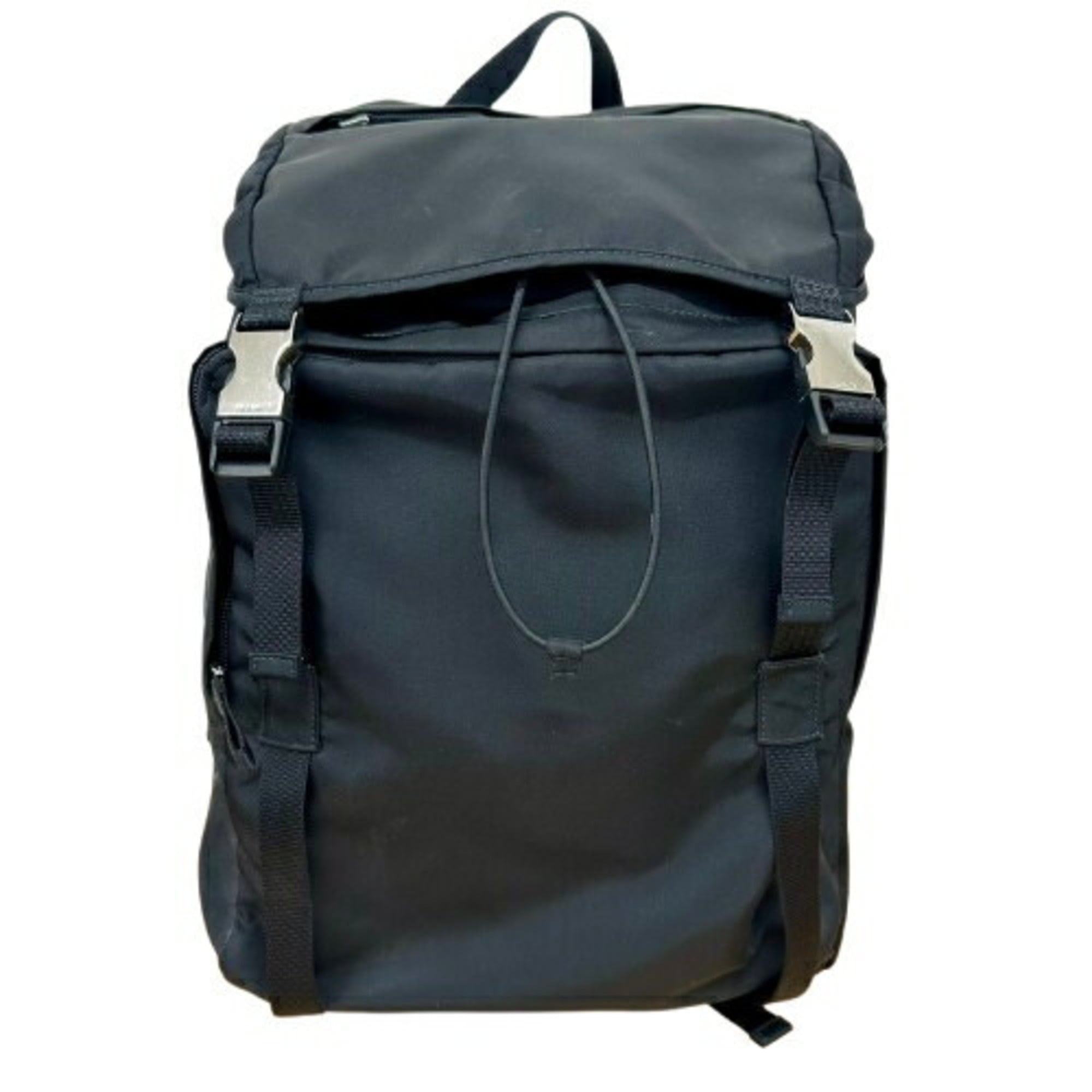 Prada Black Nylon Backpack (Pre-Owned)